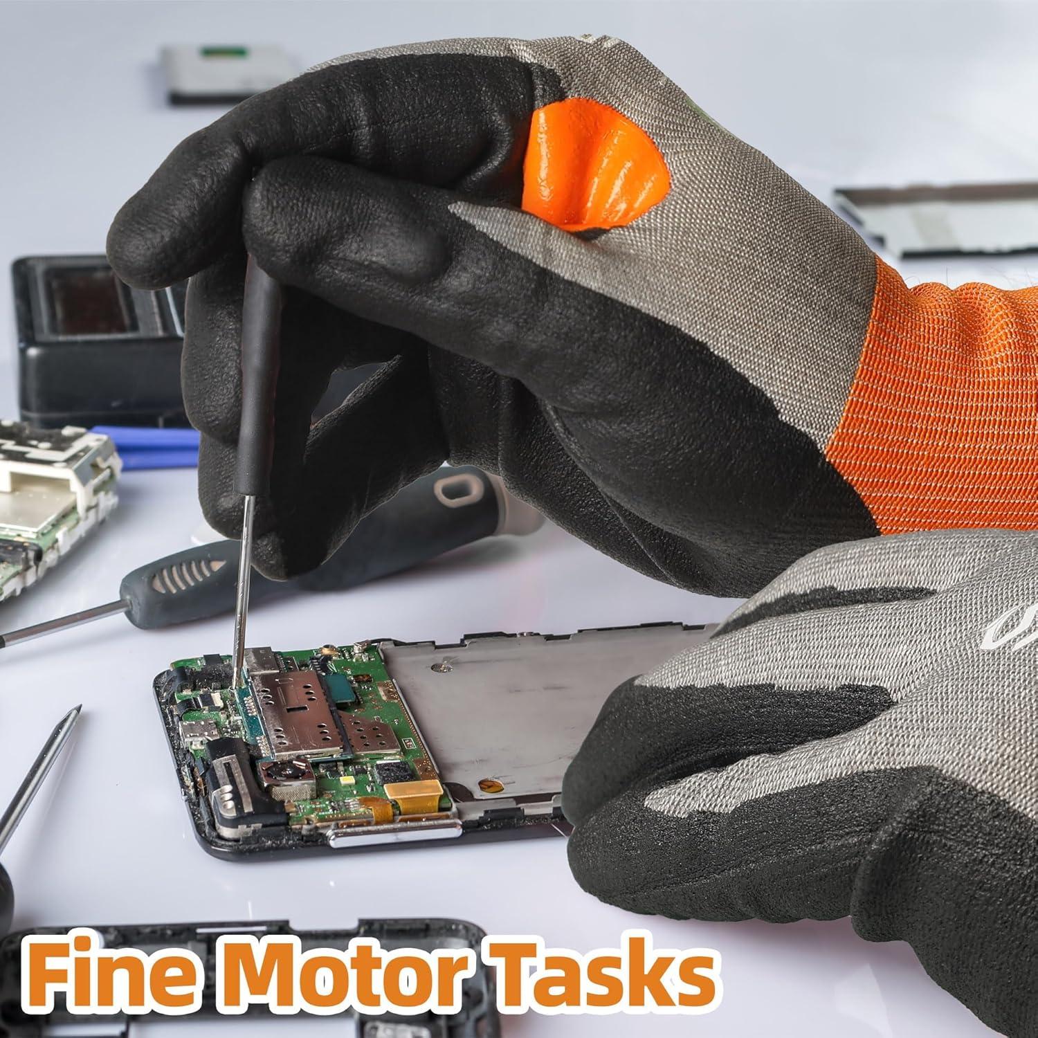 Guantes de Trabajo Schwer A6 AIR-SKIN Resistentes a Cortes Medianos