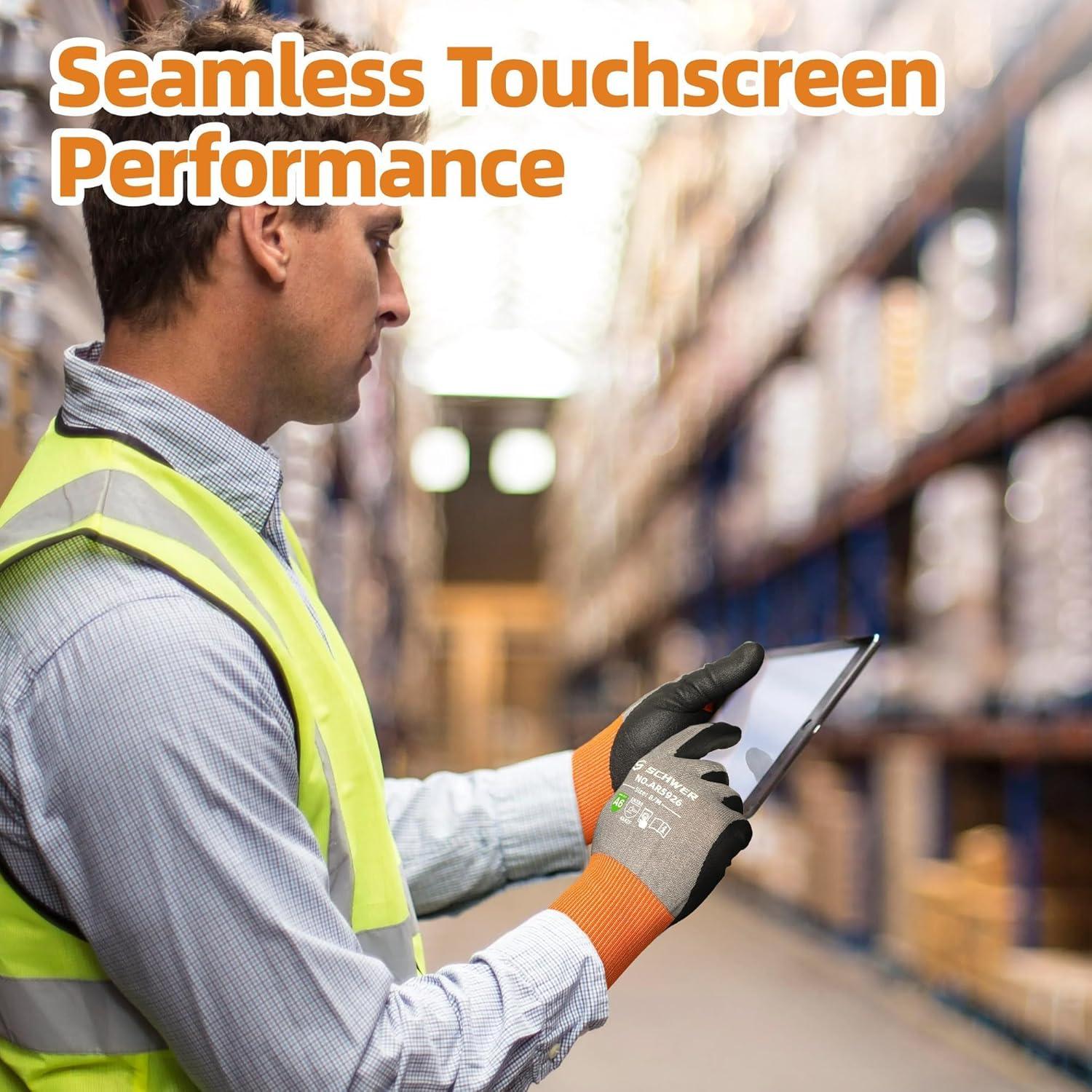 Guantes de Trabajo Schwer A6 AIR-SKIN Resistentes a Cortes Medianos