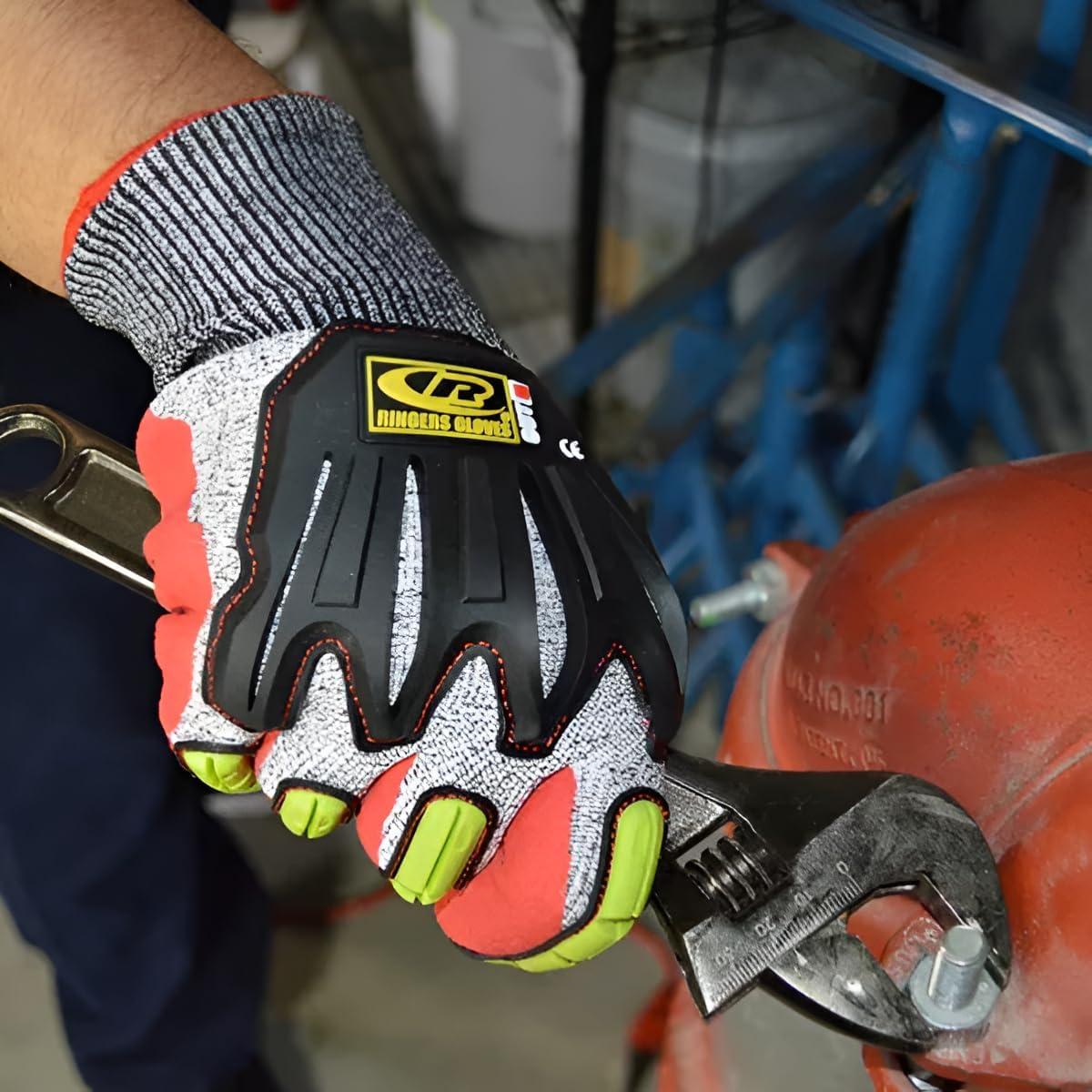 Guantes de Trabajo Ansell Ringers 065 R-Flex Nitrilo XXL