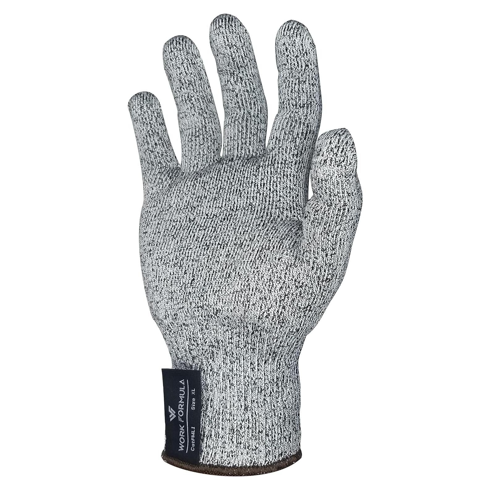 Guantes de Cocina Anticorte WORK FORMULA - 4 Pcs Talla Grande