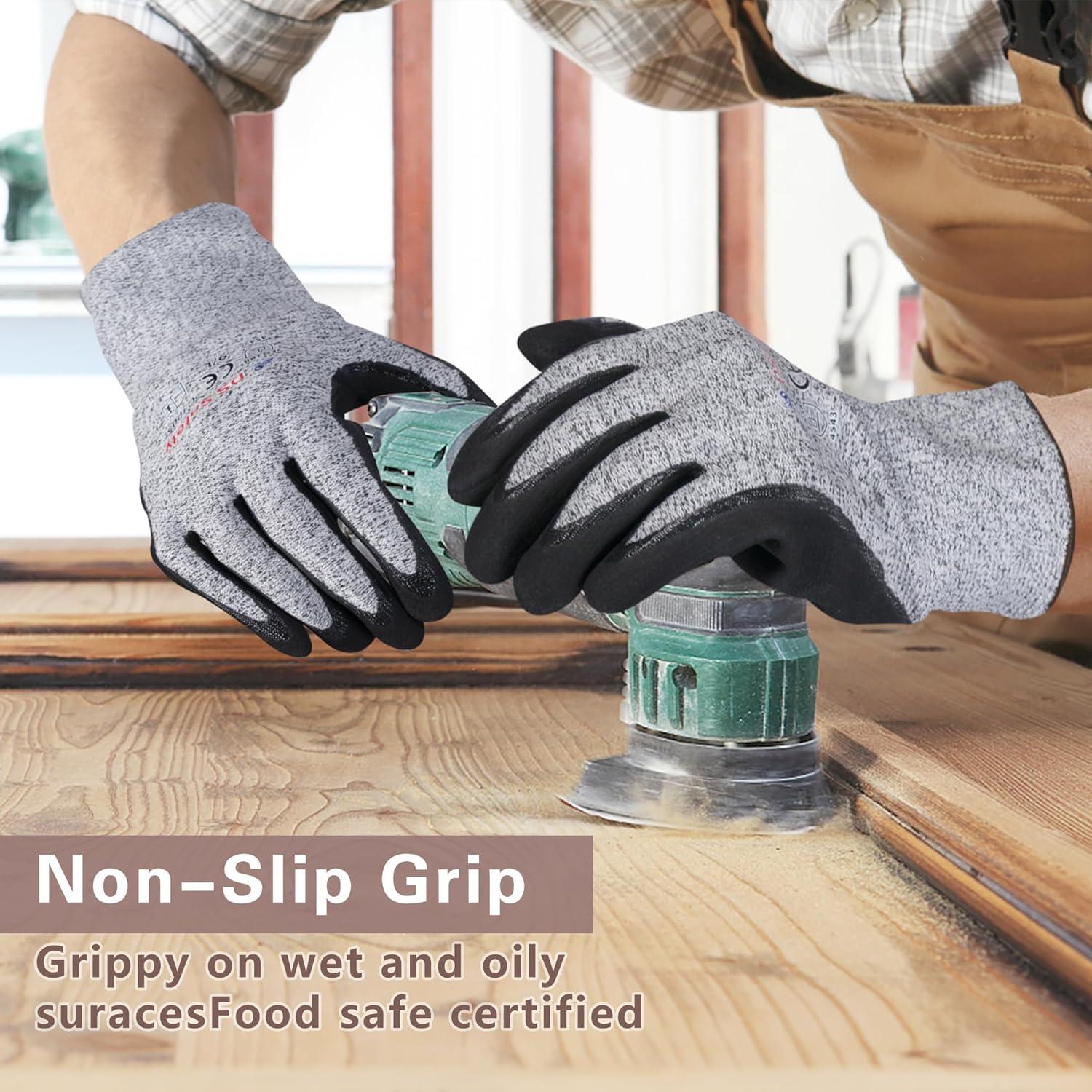 Guantes Resistentes a Cortes Nivel 5 DS Safety - 12 Pares Medianos