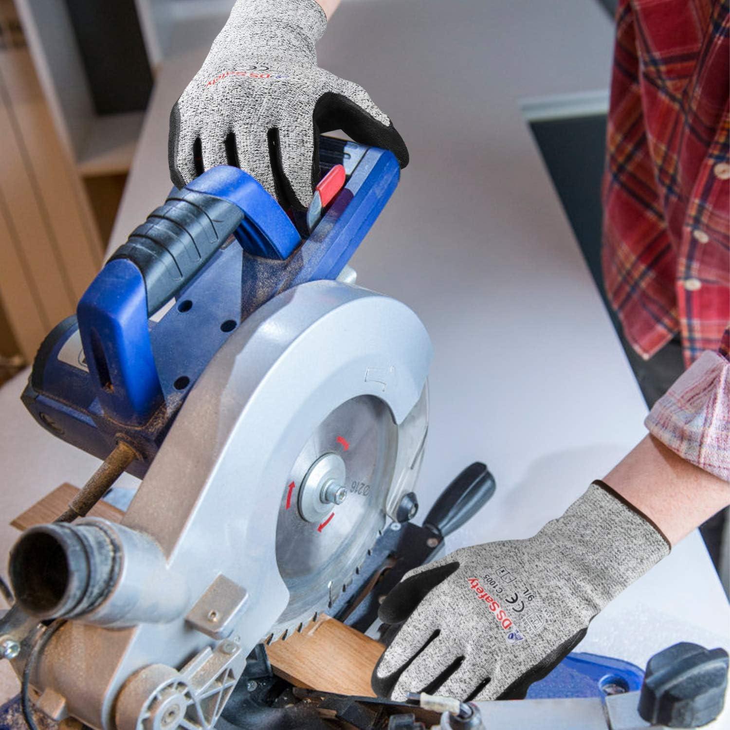 Guantes Resistentes a Cortes Nivel 5 DS Safety - 12 Pares Medianos