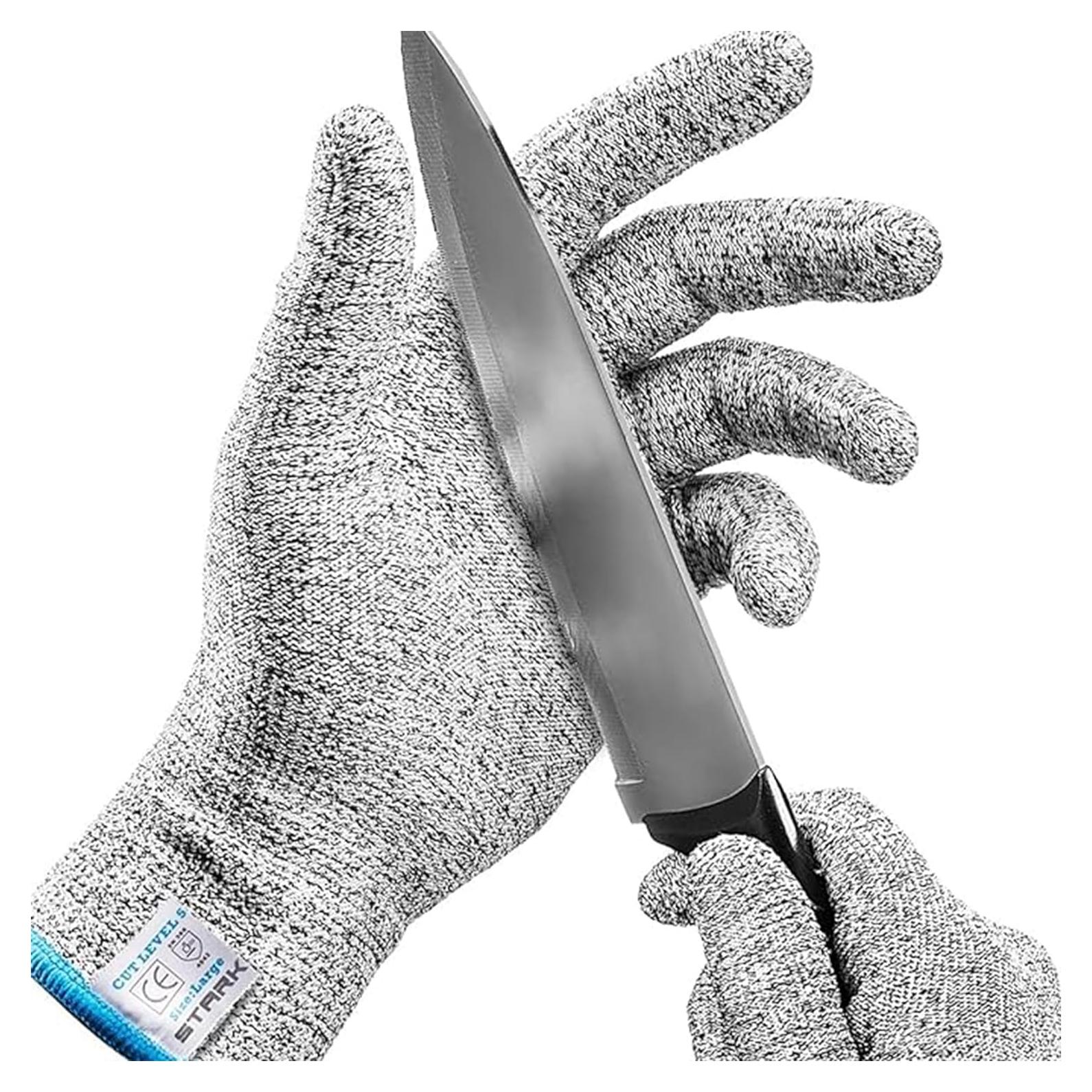 Guantes Resistentes a Cortes Stark Safe Nivel 5 - 1 Par Grande
