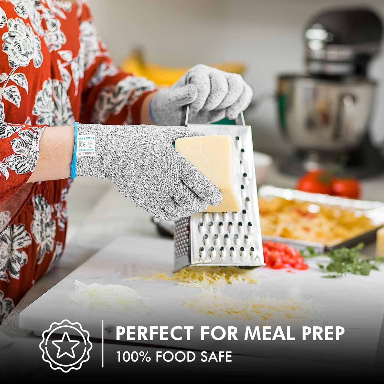 Guantes Resistentes a Cortes Stark Safe Nivel 5 - 1 Par Grande