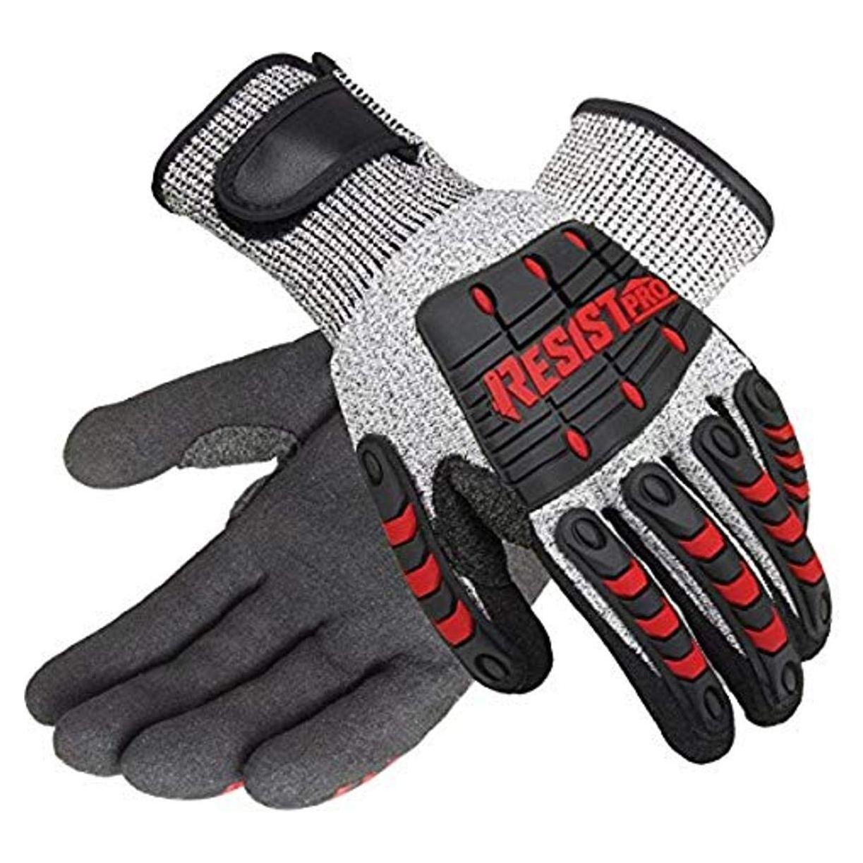 Guantes Galeton RESIST PRO ANSI Nivel 4 Protección Impactos Grande Gris