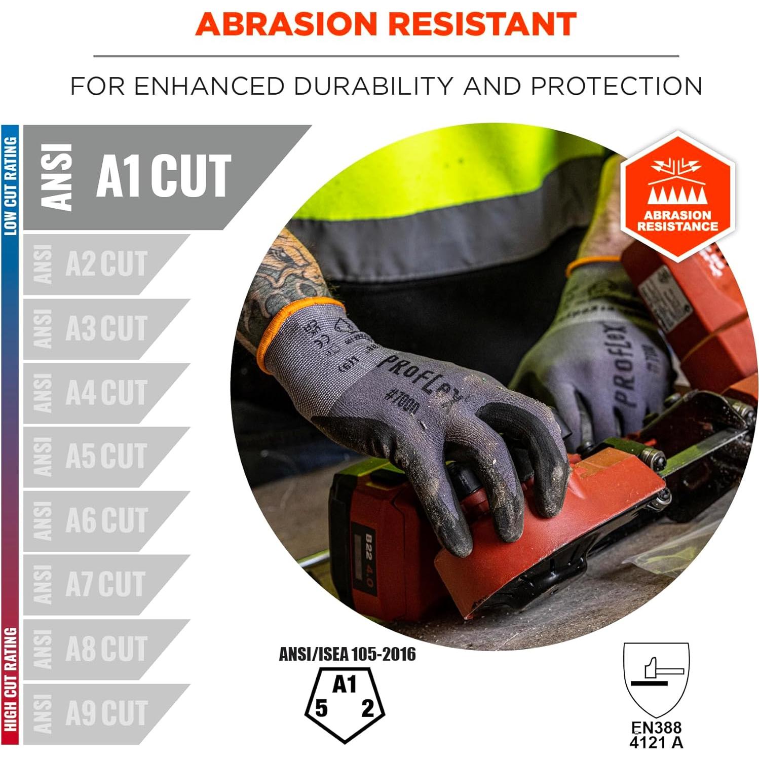 Guantes de Trabajo Ergodyne ProFlex 7000 Nitrilo 2X-Largo