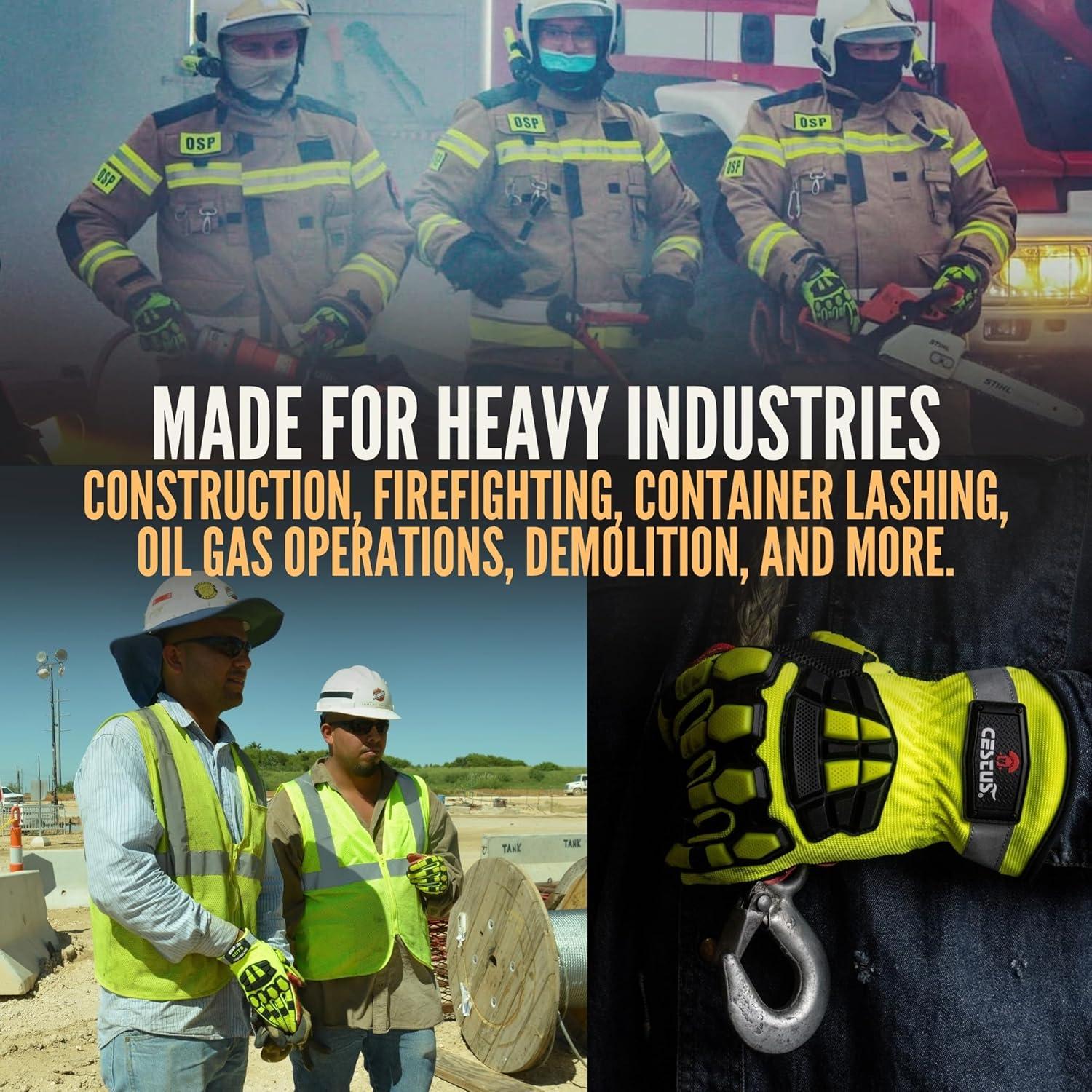 Guantes de Impacto Cestus 3207 ANSI A7 - 1 Par XL