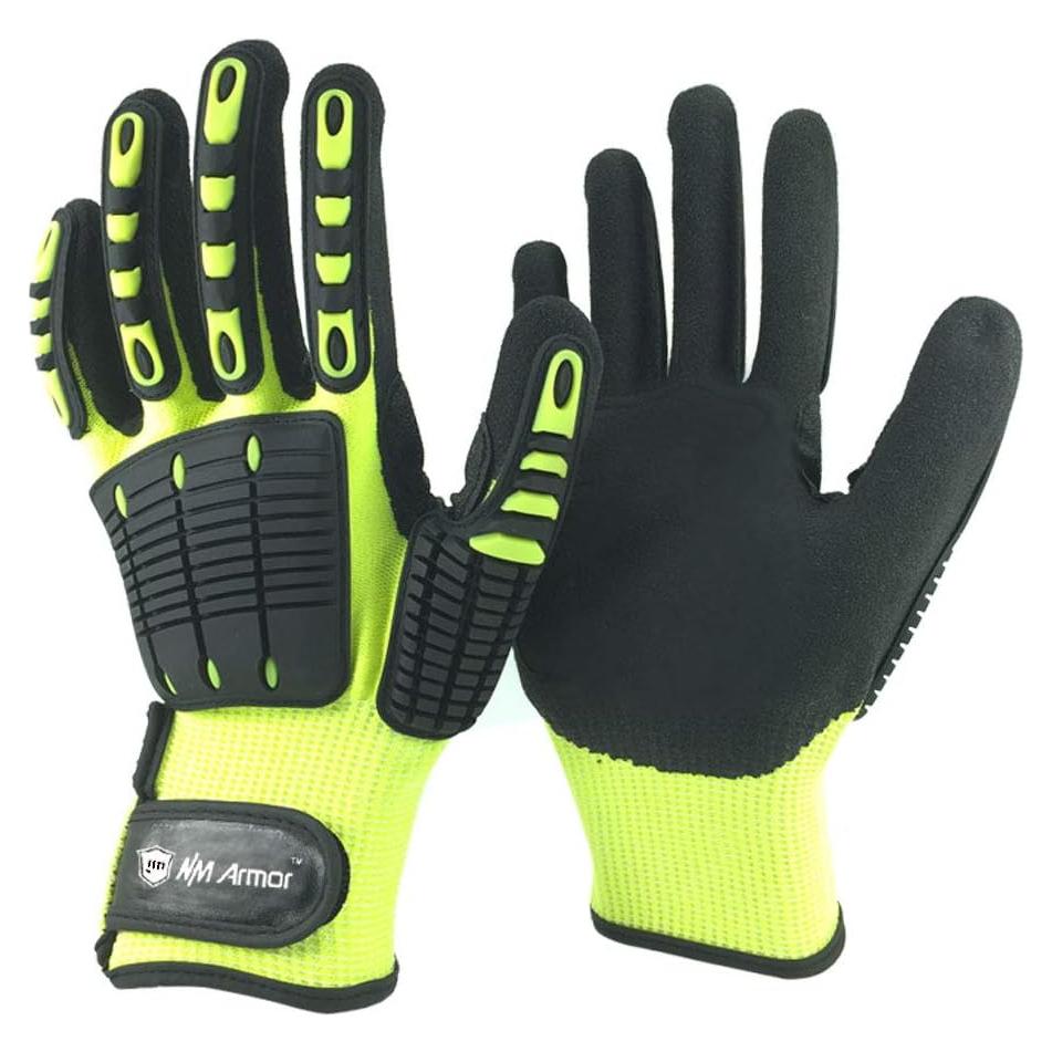Guantes de Trabajo Antivibración Nano-Metre DY1350AC-H Talla M