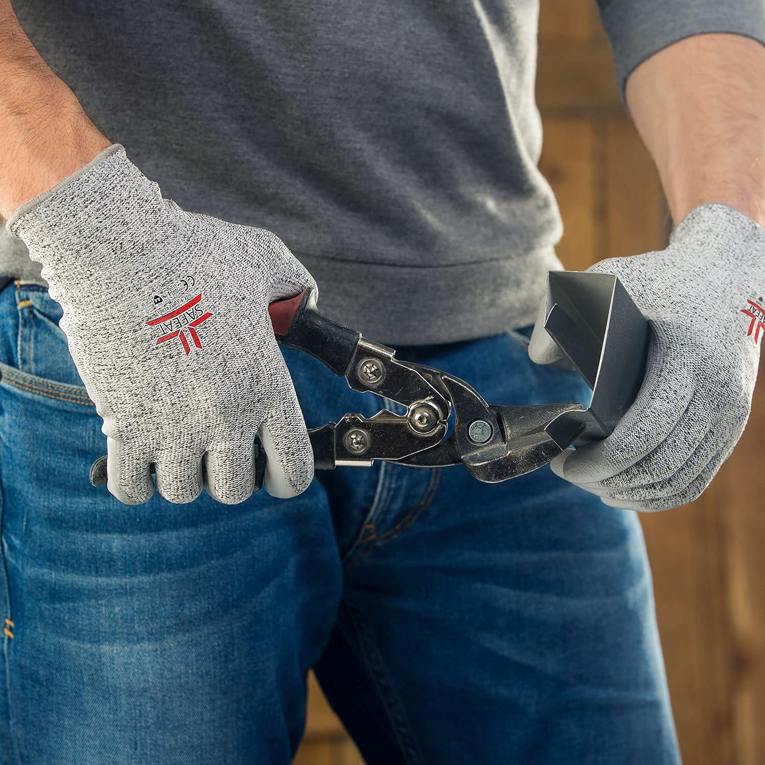 Guantes de Trabajo Resistentes a Cortes SAFEAT Nivel 5 - Unisex