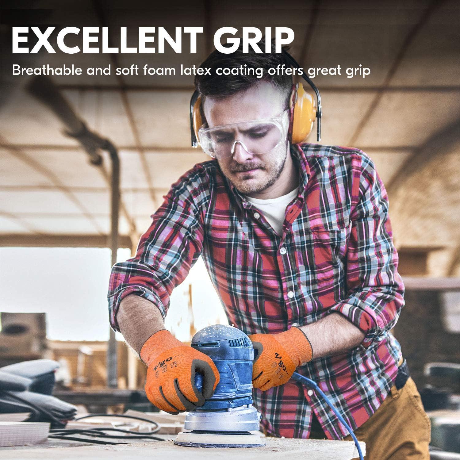 Guantes Resistentes a Cortes Vgo Nivel C EN388 Naranja