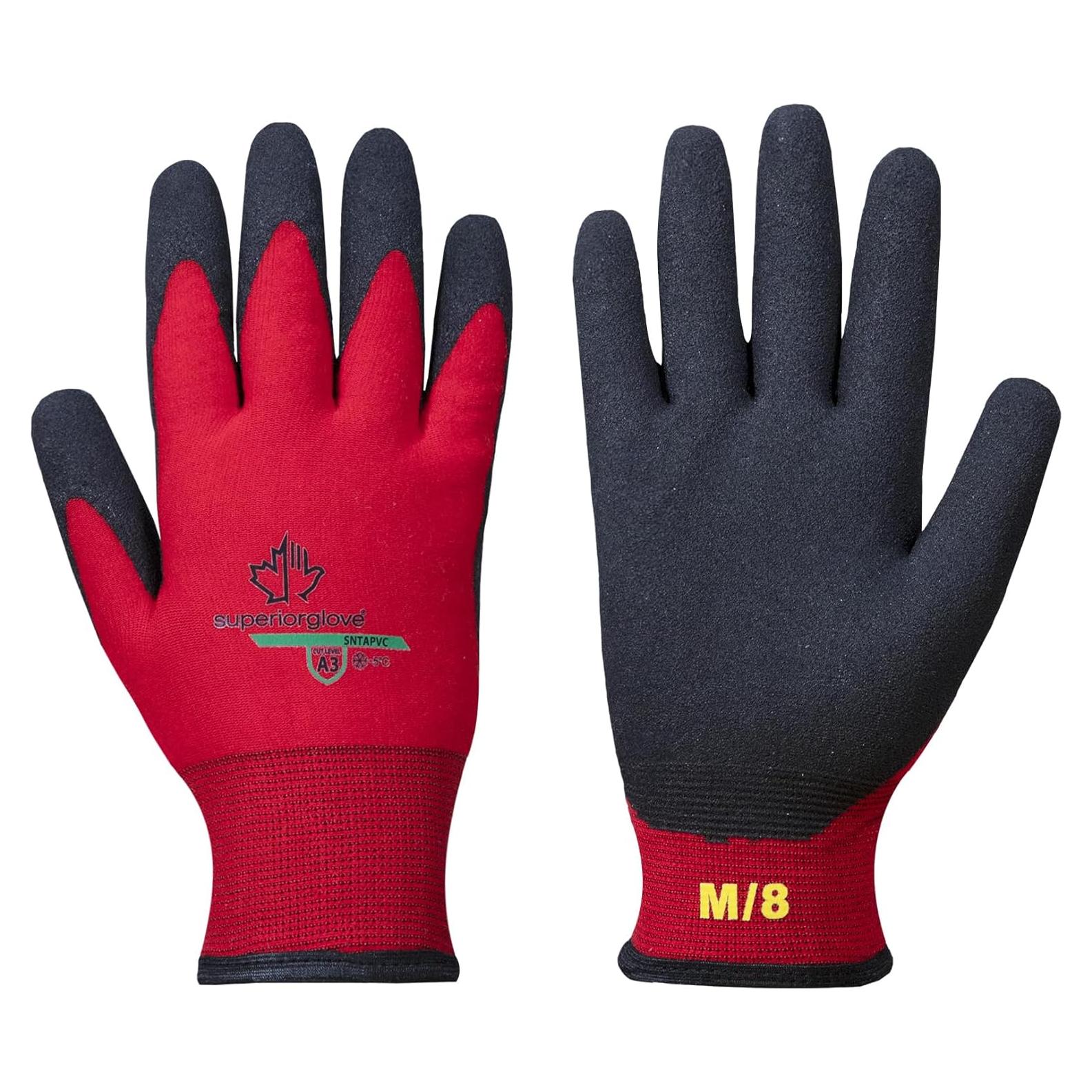 Guantes de Trabajo Invierno Superior Glove SNTAPVC - Forro Polar