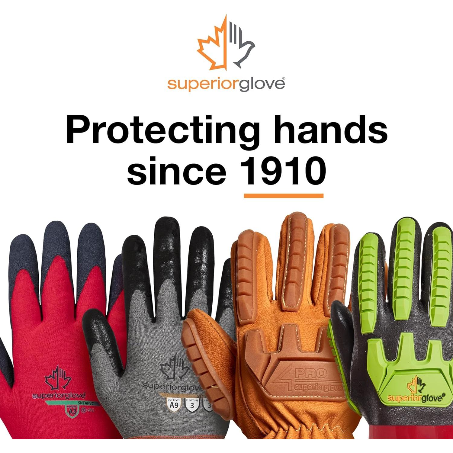 Guantes de Trabajo Invierno Superior Glove SNTAPVC - Forro Polar