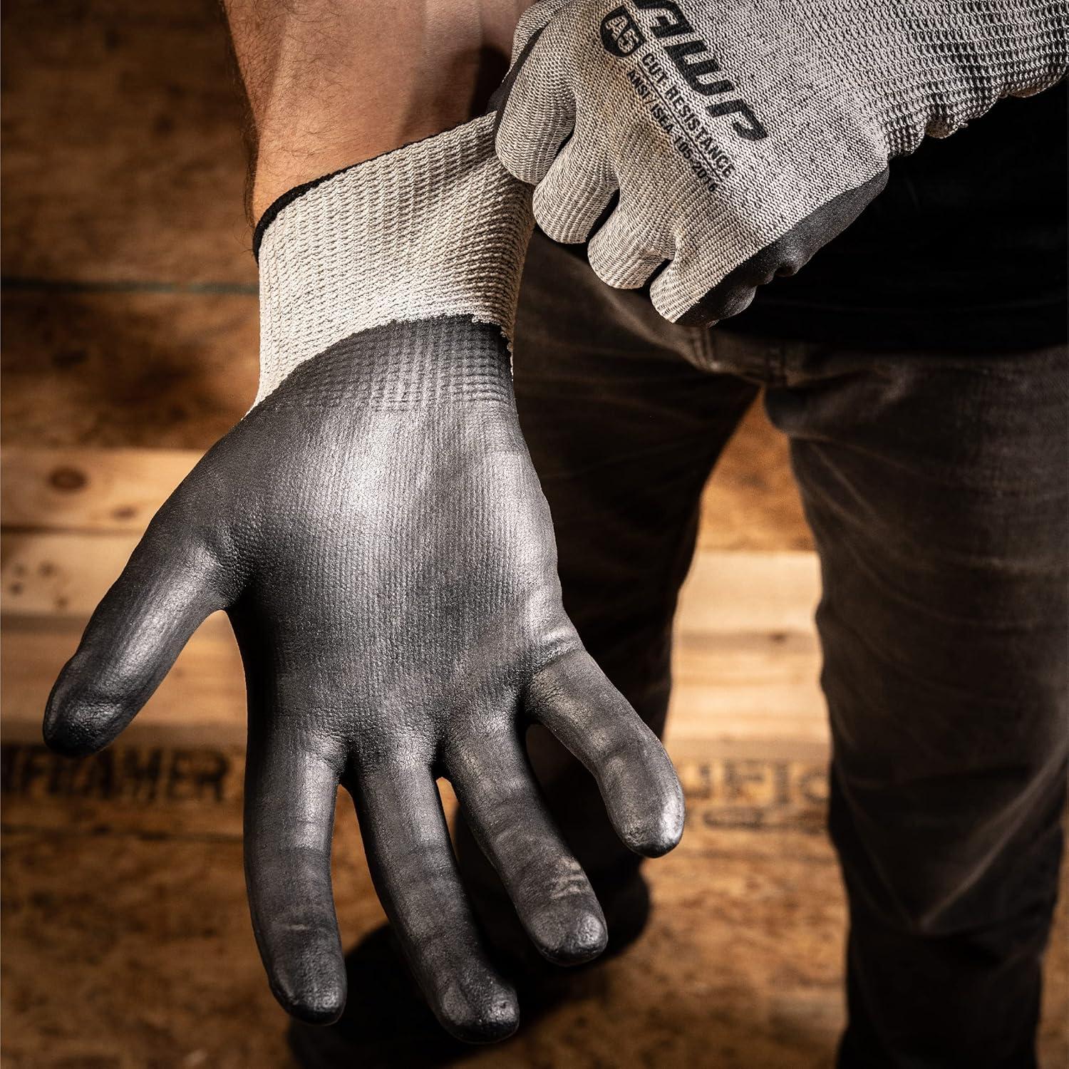 Guantes de Trabajo AWP ANSI A5 Resistentes a Cortes - Grande