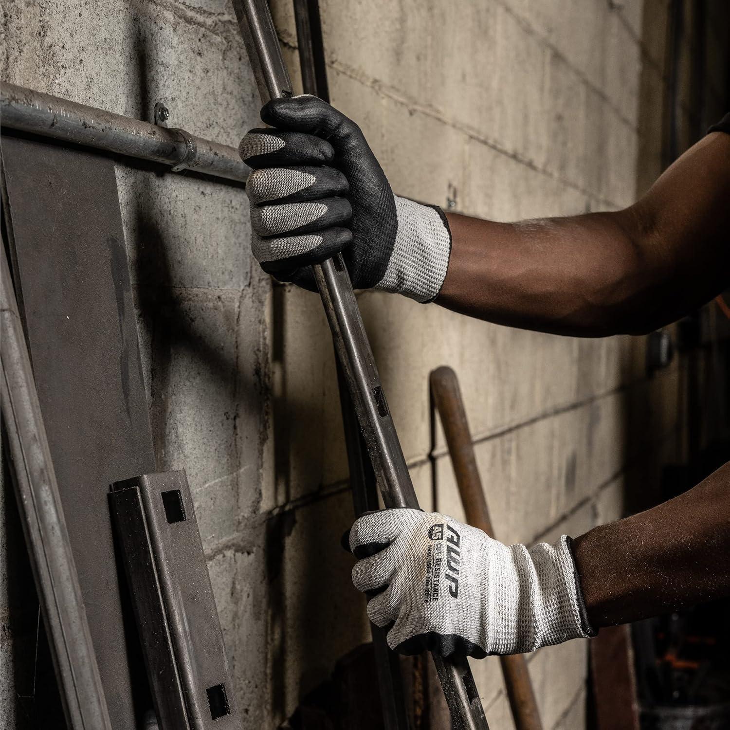 Guantes de Trabajo AWP ANSI A5 Resistentes a Cortes - Grande