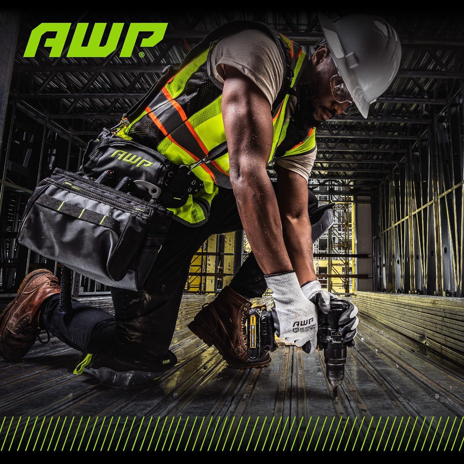 Guantes de Trabajo AWP ANSI A5 Resistentes a Cortes - Grande