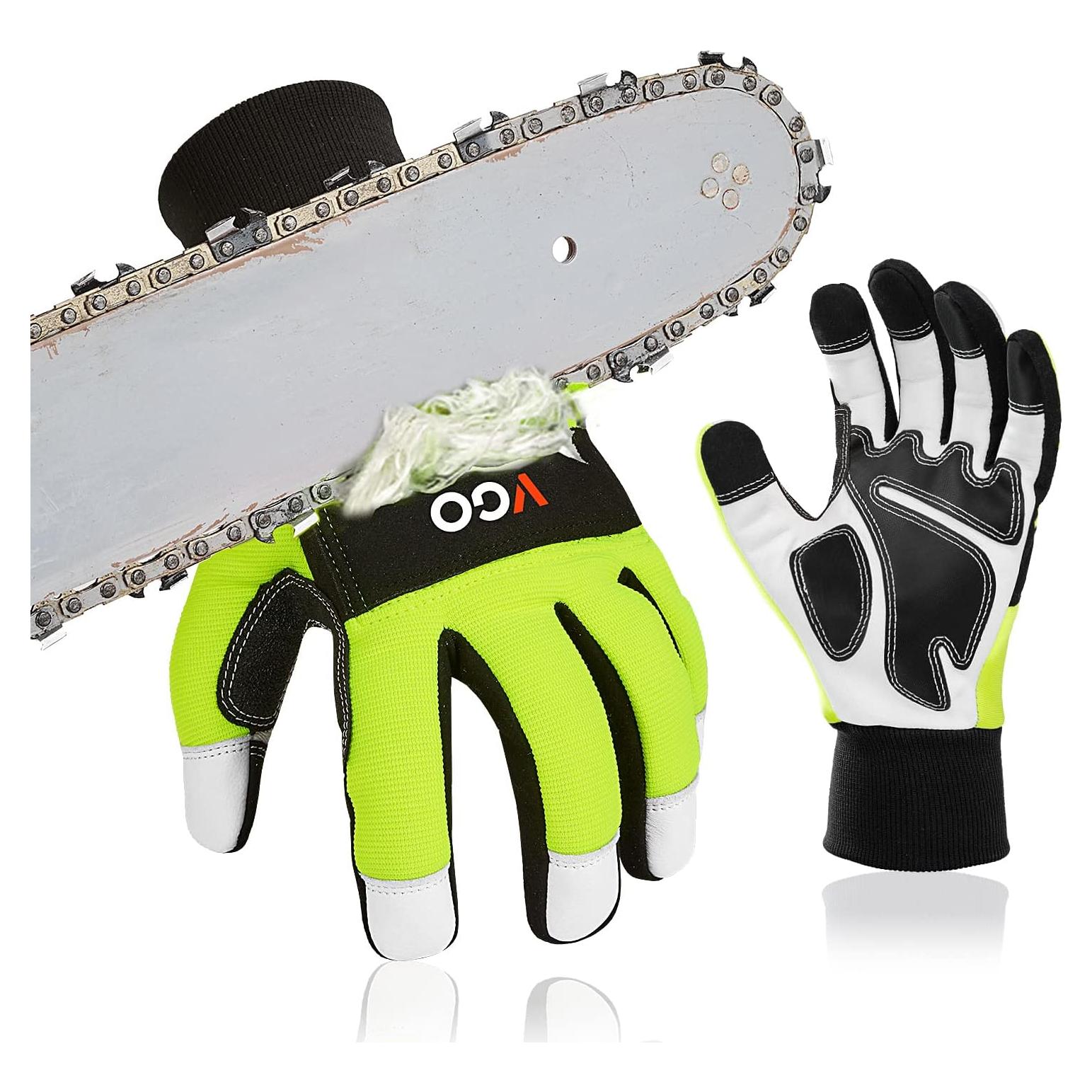 Guantes de Motosierra Vgo! Protección 12 Capas Talla Grande