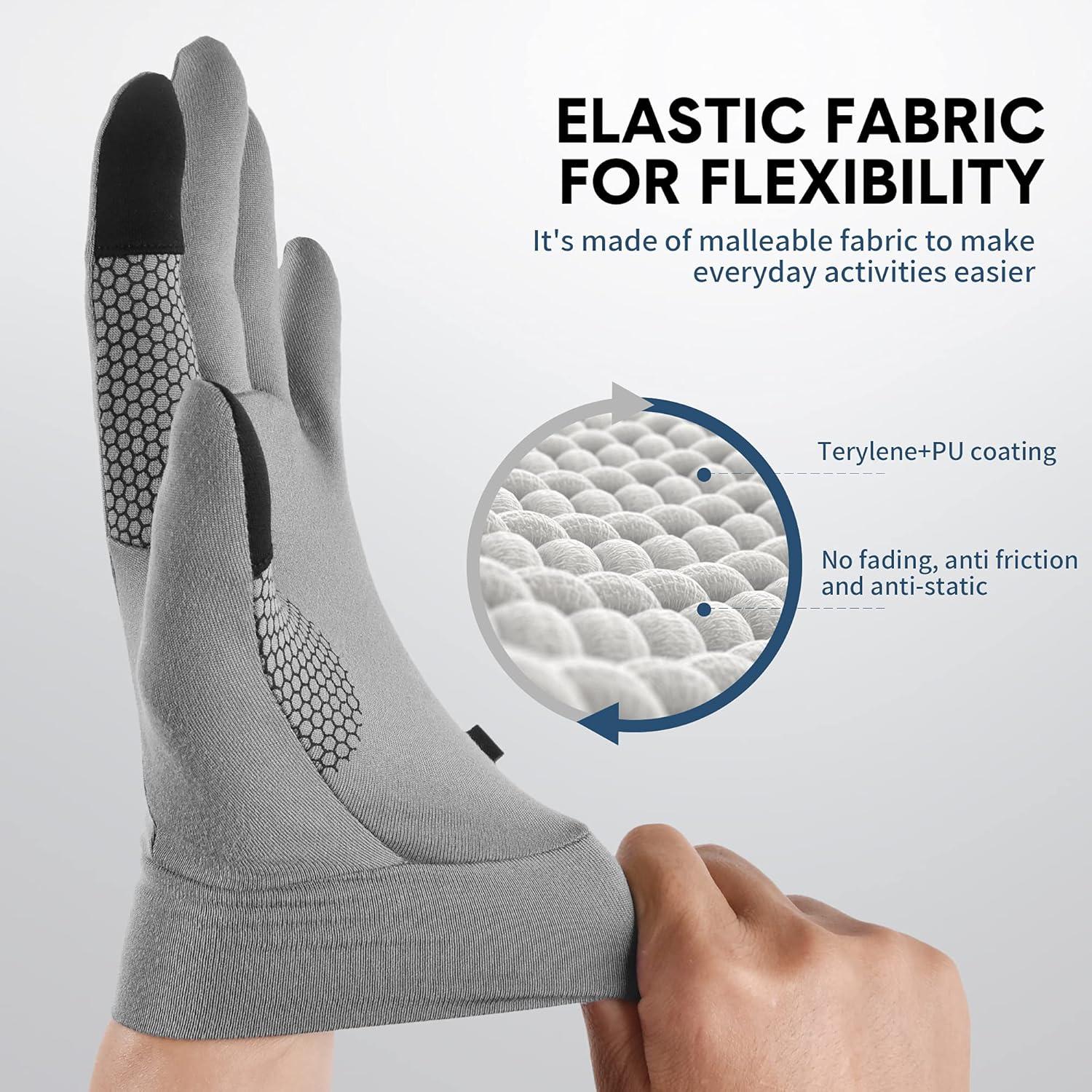 Forro de Guante Táctil MCTi Mediano Gris para Invierno