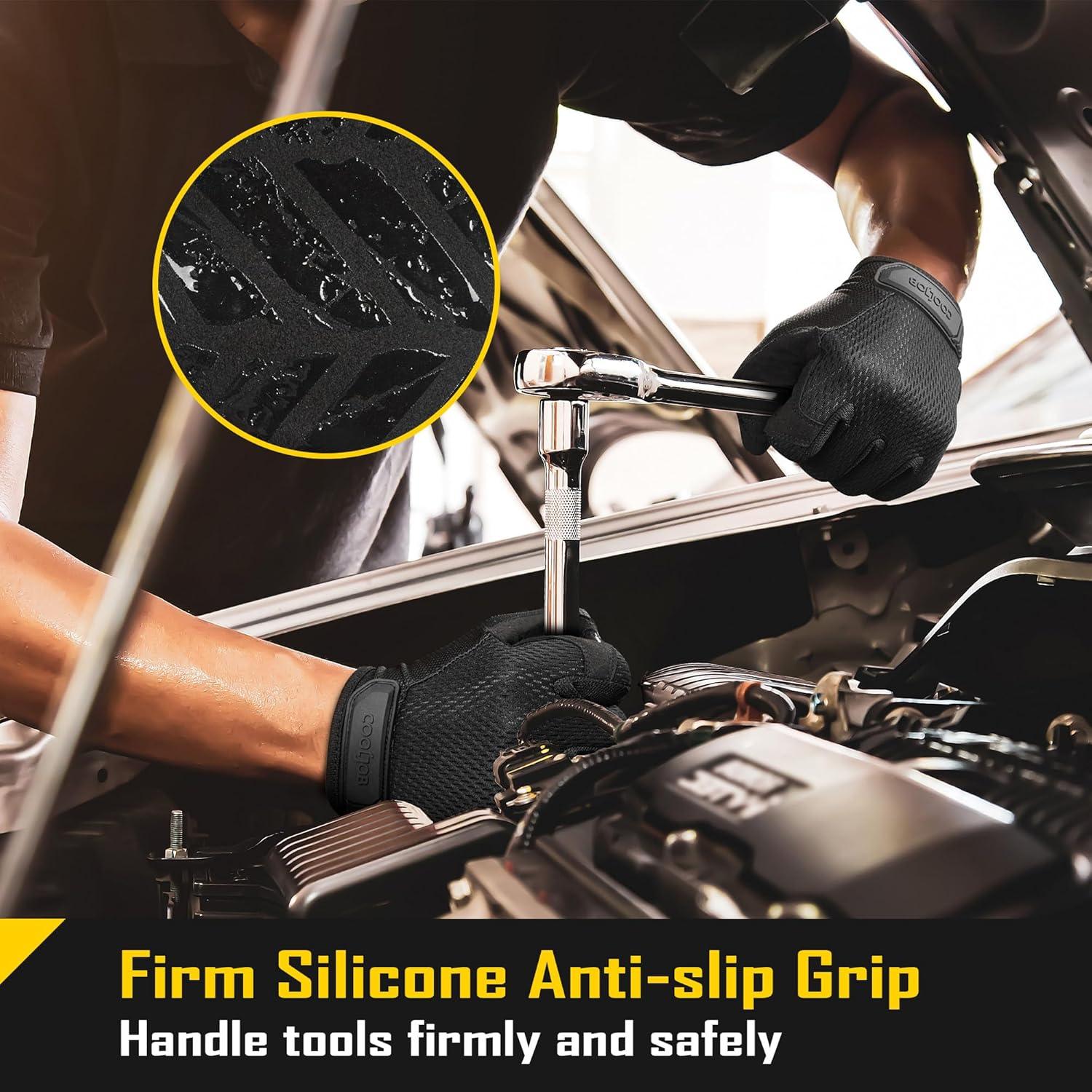 Guantes de Trabajo COOLJOB Tácticos Antideslizantes S-XL