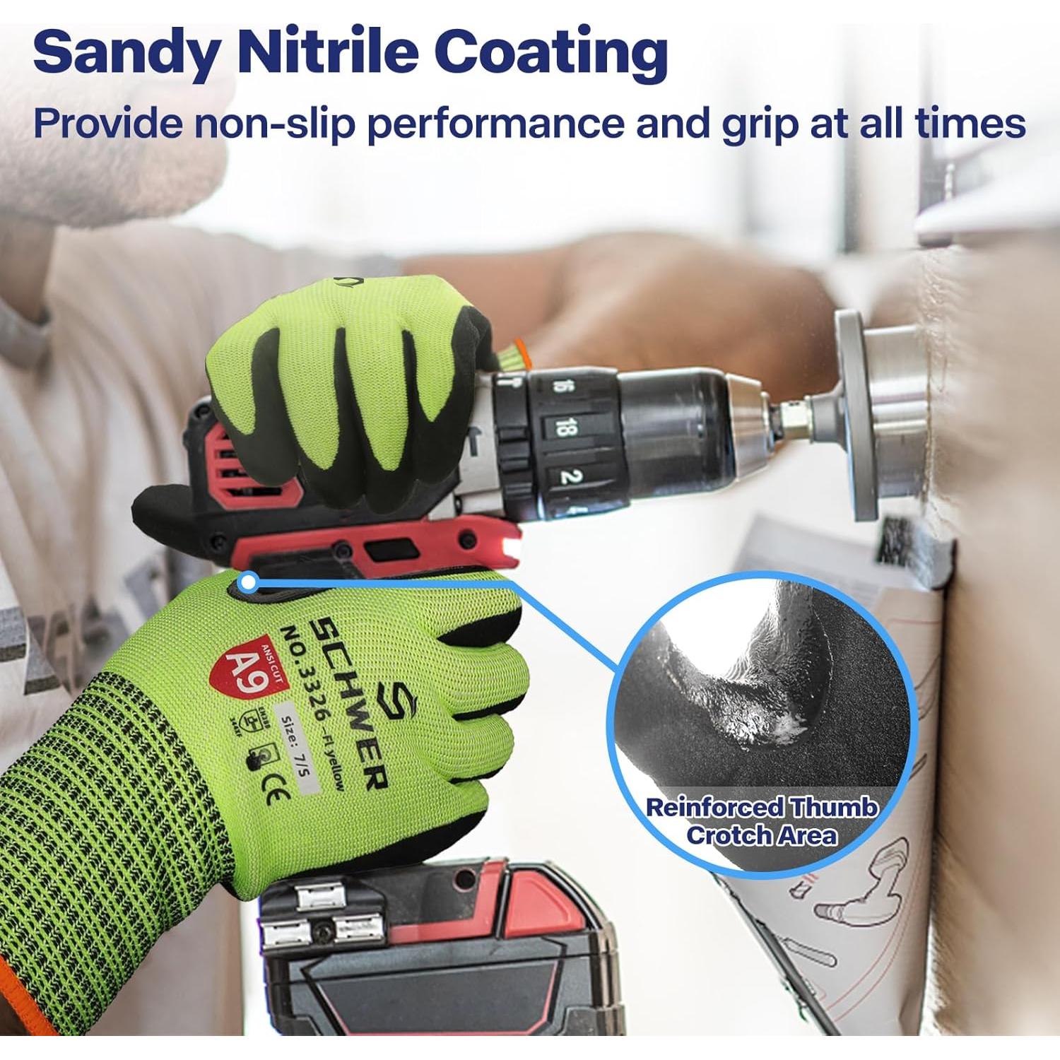 Guantes de Trabajo ProGuard Nivel A9 + Mangas Resistentes S