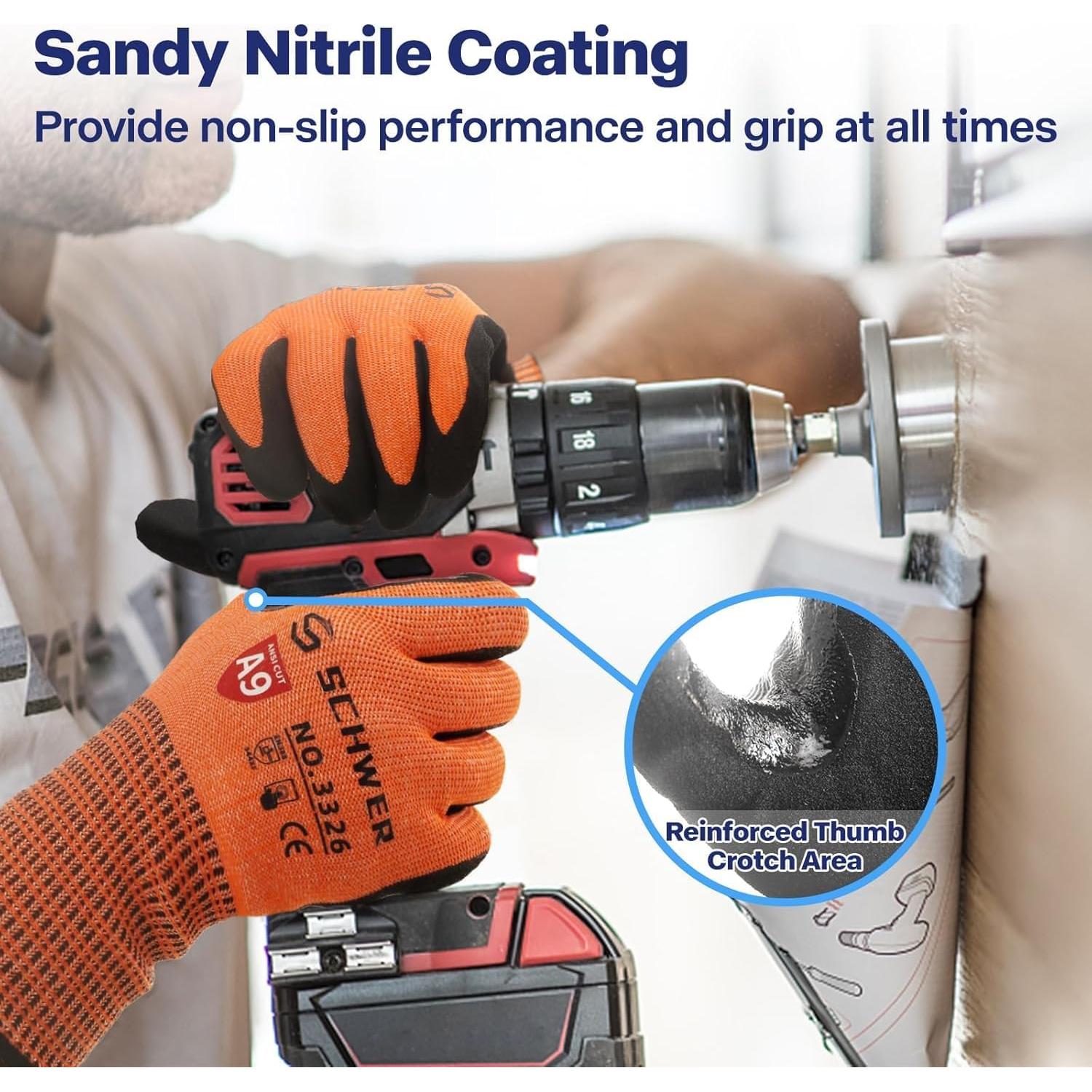 Guantes de Trabajo ProGuard Nivel A9 + Mangas Resistentes L