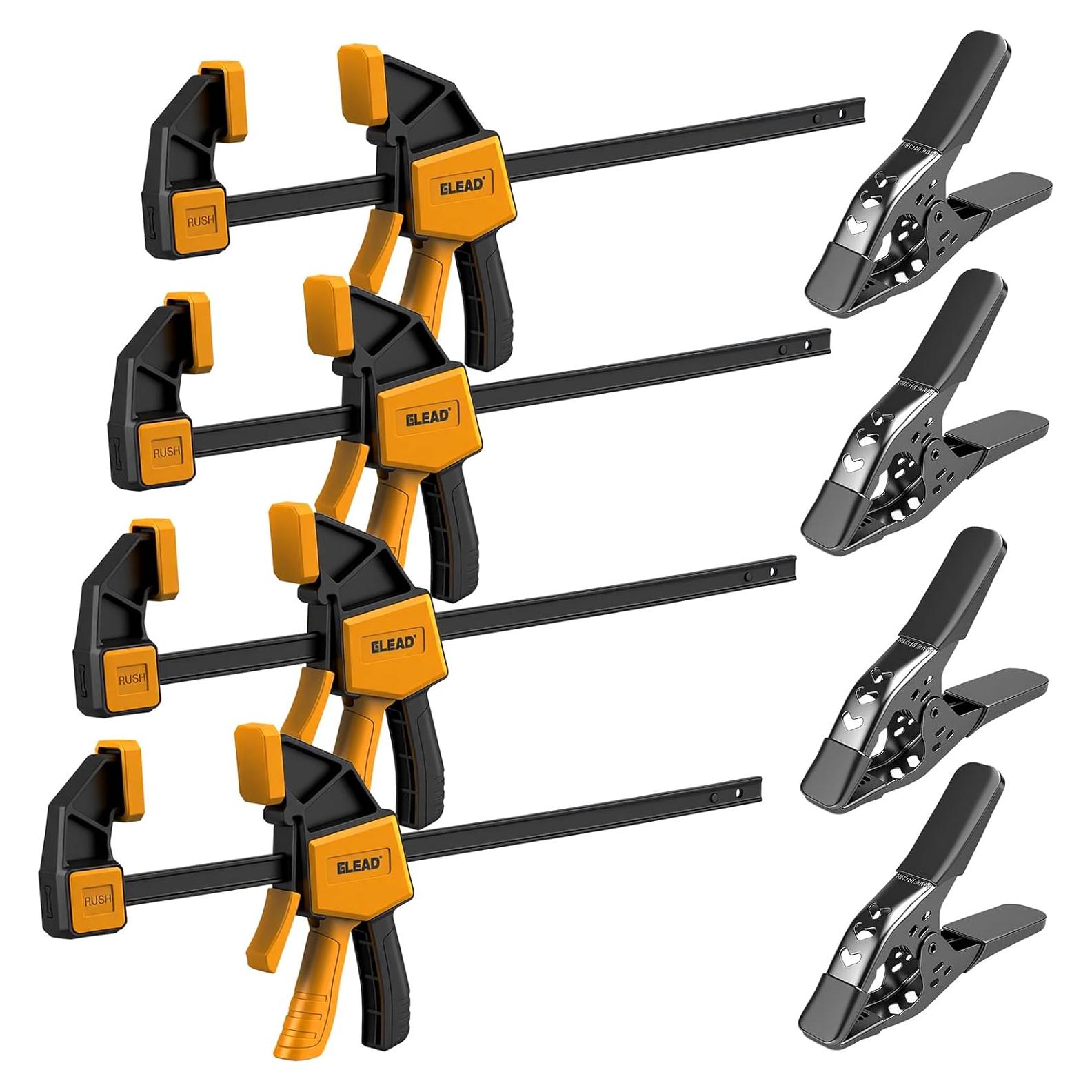 Juego de 8 Abrazaderas de Madera ELEAD 30.48 cm 68 kg