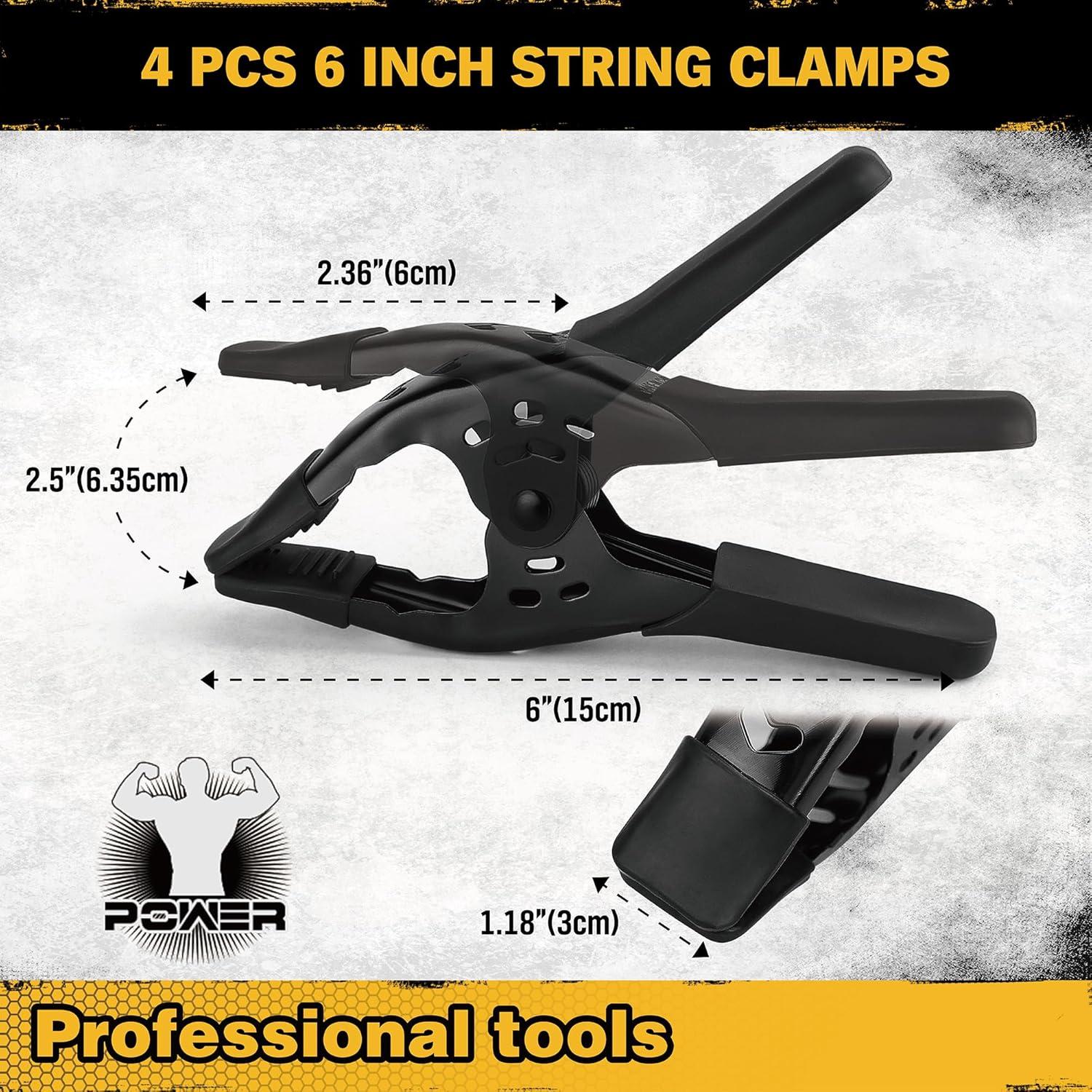 Juego de 8 Abrazaderas de Madera ELEAD 30.48 cm 68 kg