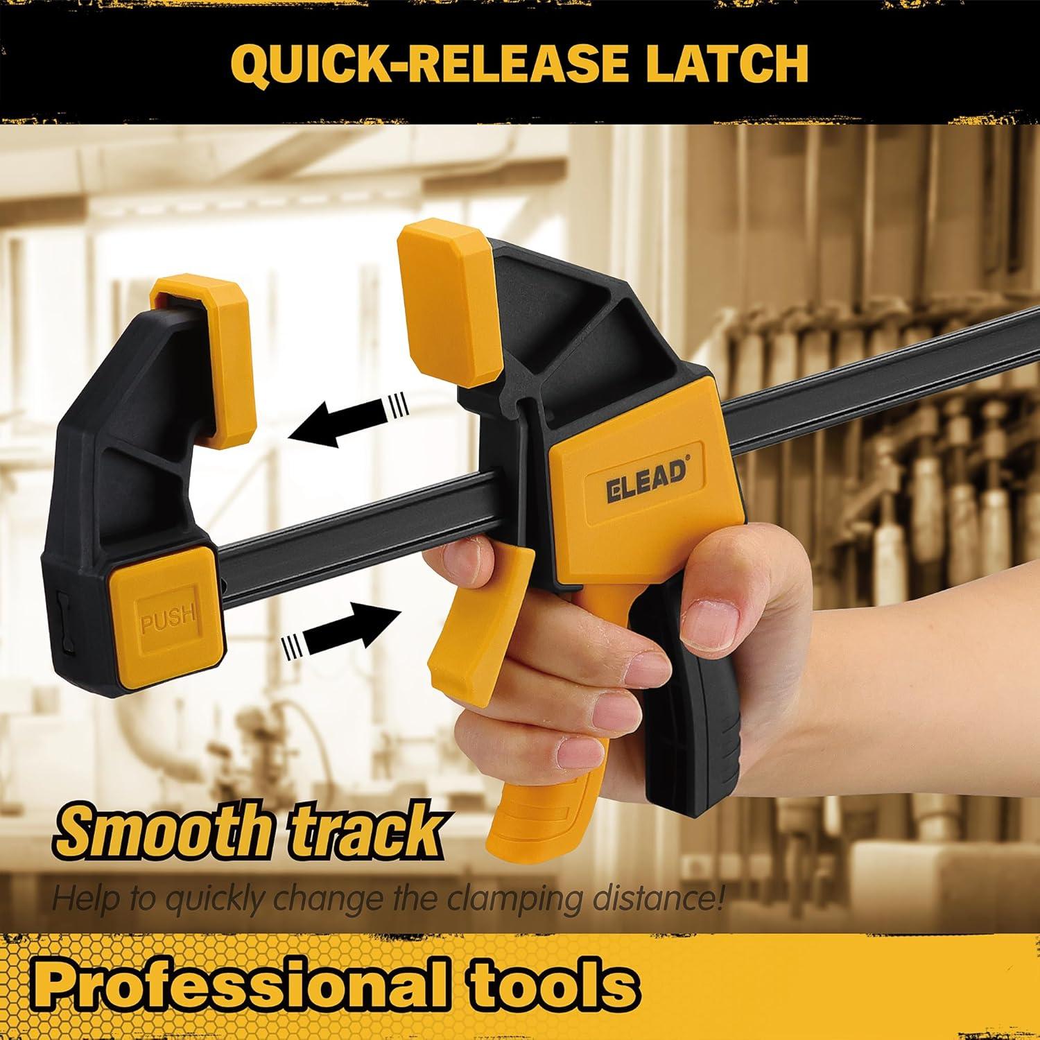 Juego de 8 Abrazaderas de Madera ELEAD 30.48 cm 68 kg