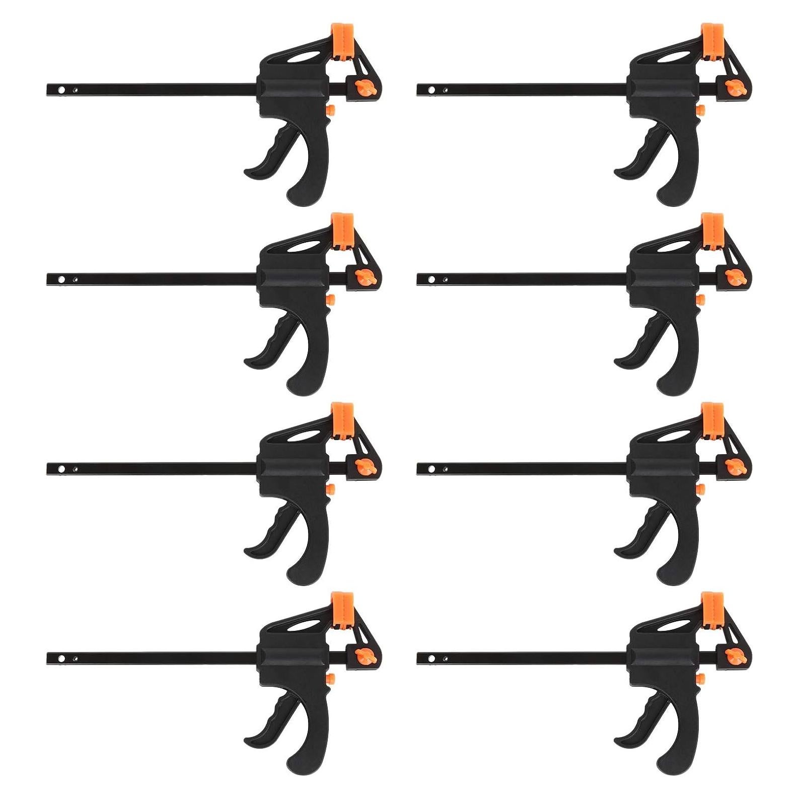 Abrazaderas de barra LISHINE 4" paquete de 8 para madera