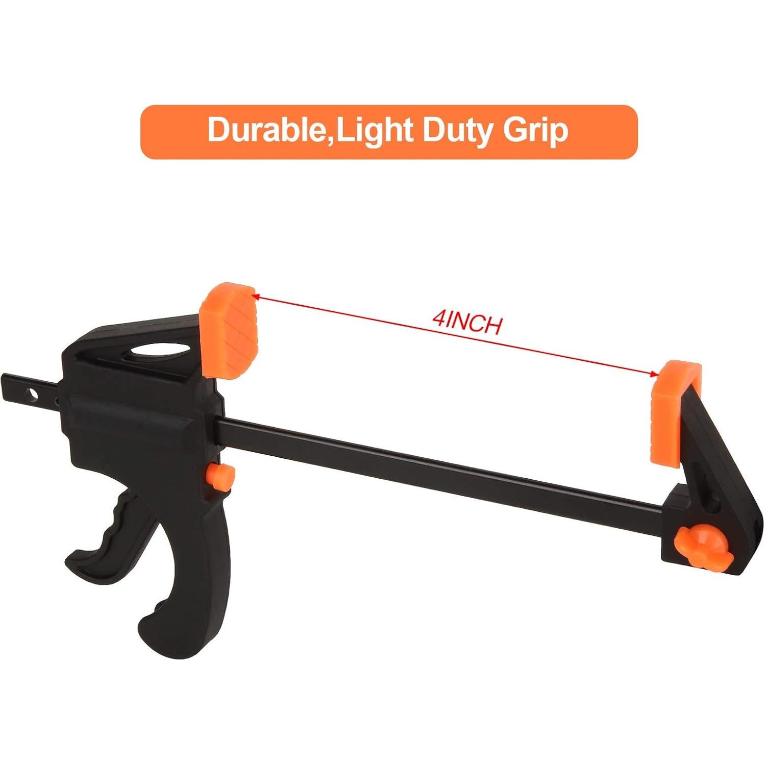 Abrazaderas de barra LISHINE 4" paquete de 8 para madera