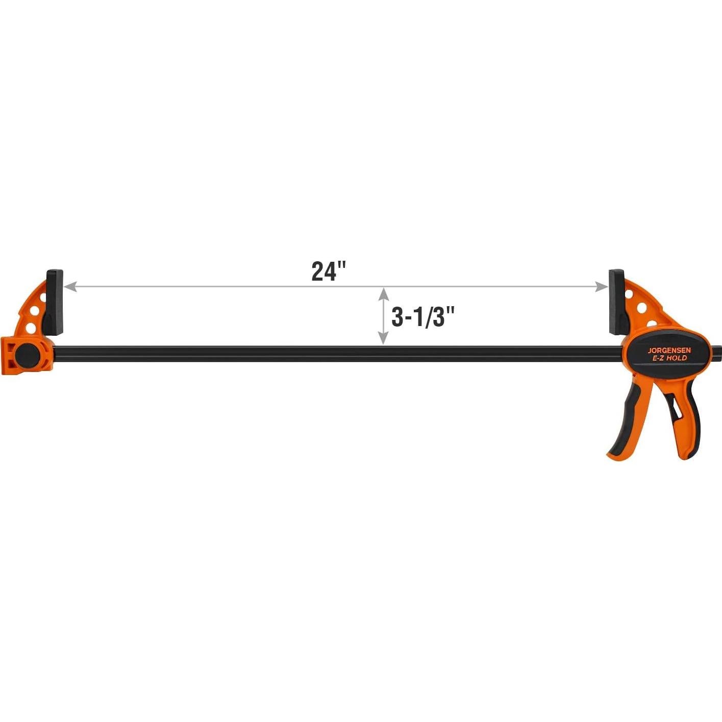 Abrazadera de Mano Jorgensen E-Z Hold 24" (60.96 cm) - Paquete de 2