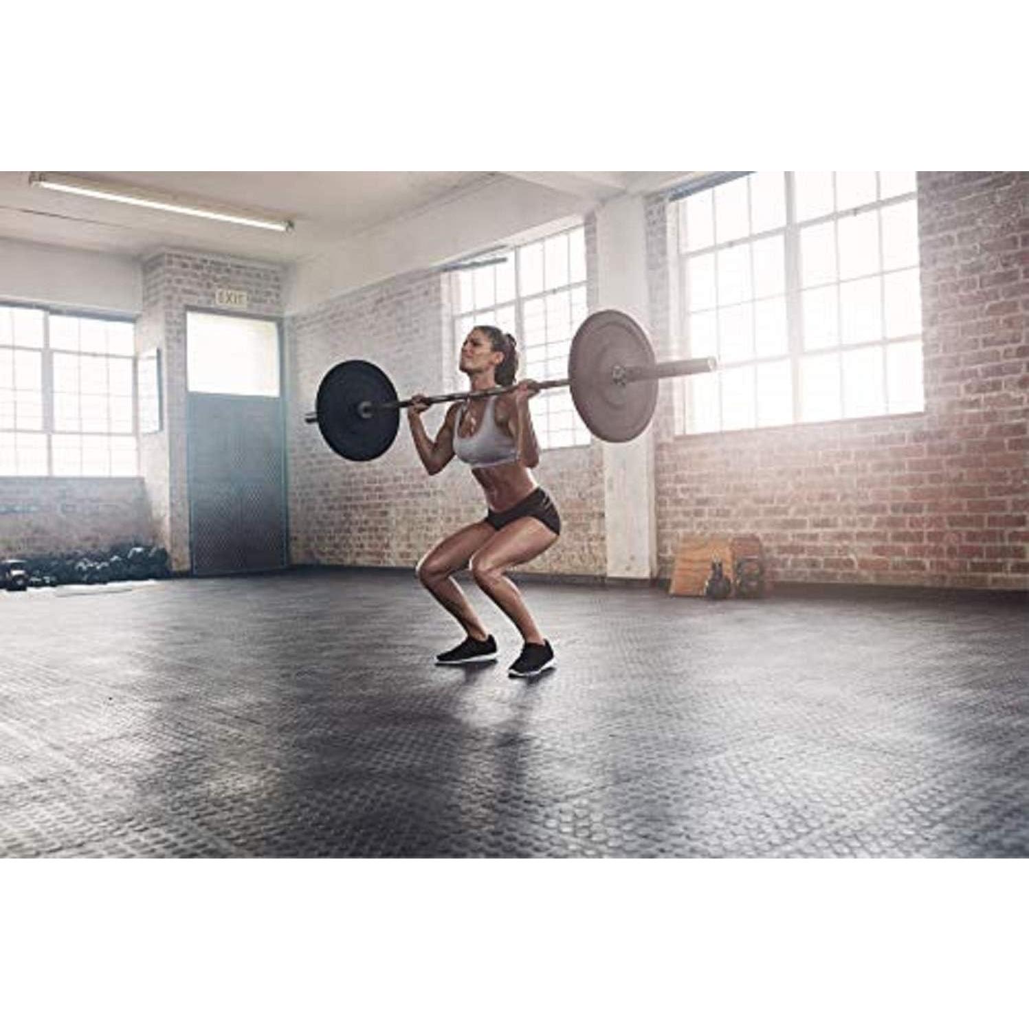 Abrazaderas de barra olímpica Clout Fitness CF-9080-BK, par de clips