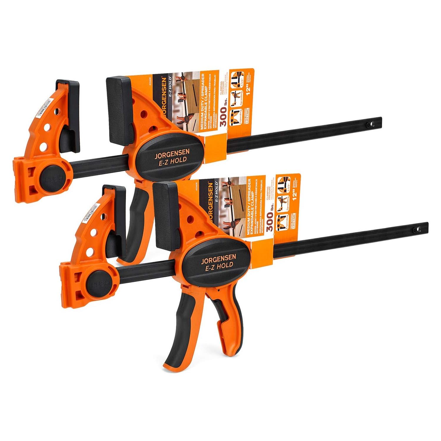 Juego de 2 Abrazaderas de Palanca Jorgensen 30.48 cm Carga Media