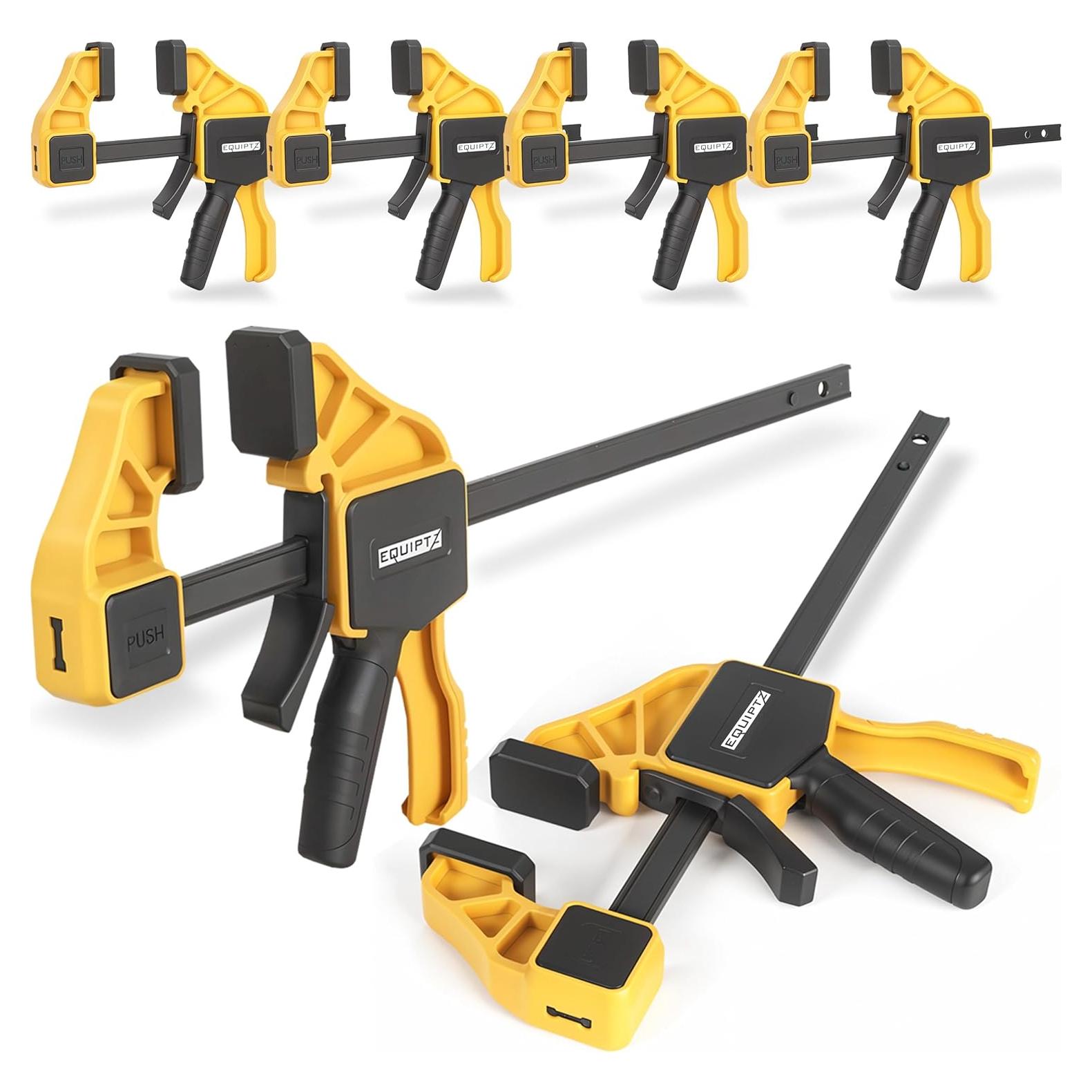 Juego de 6 Abrazaderas de Barra EQUIPTZ 15.24 y 30.48 cm