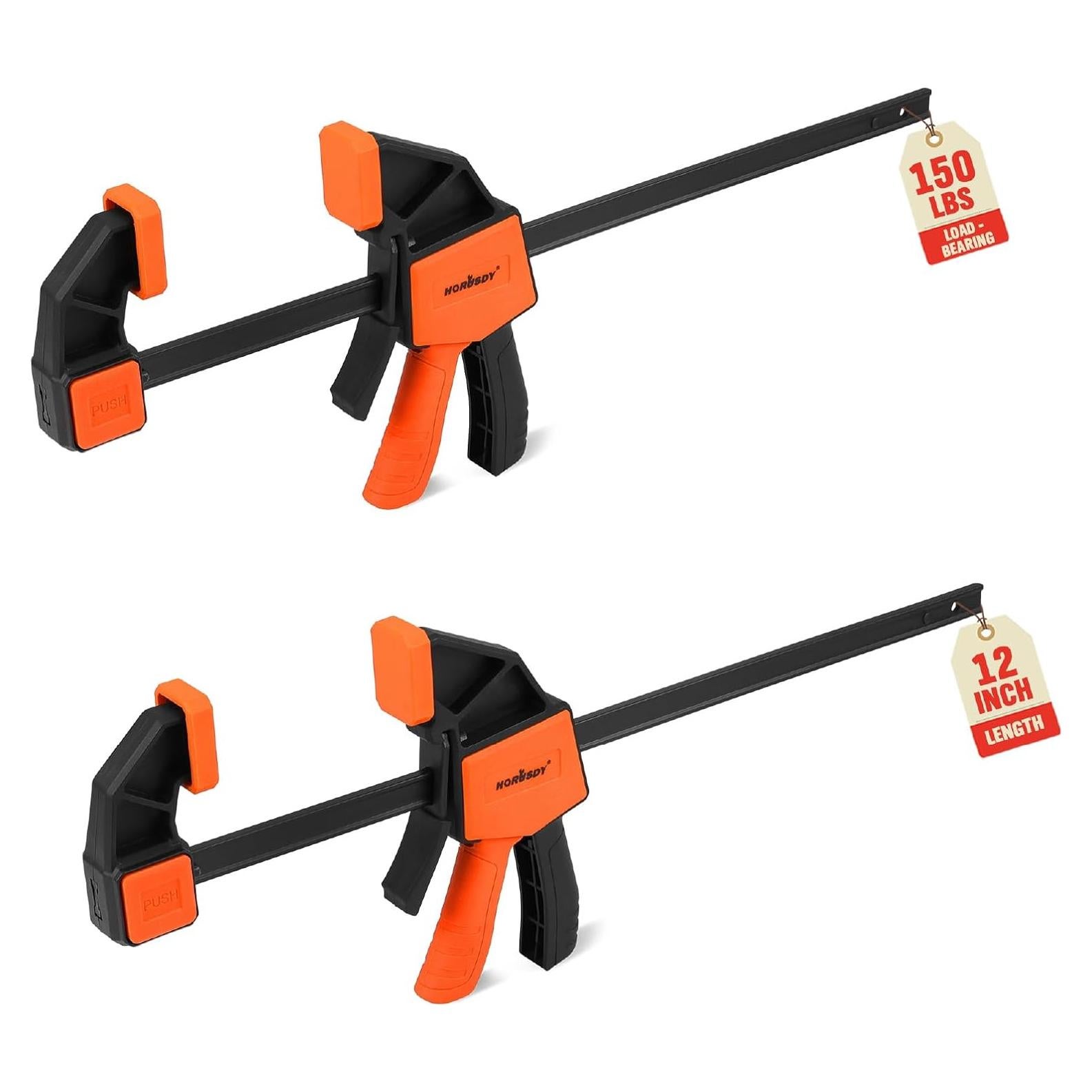 Abrazaderas de Barra 30.48 cm HORUSDY 2 Piezas 68 kg