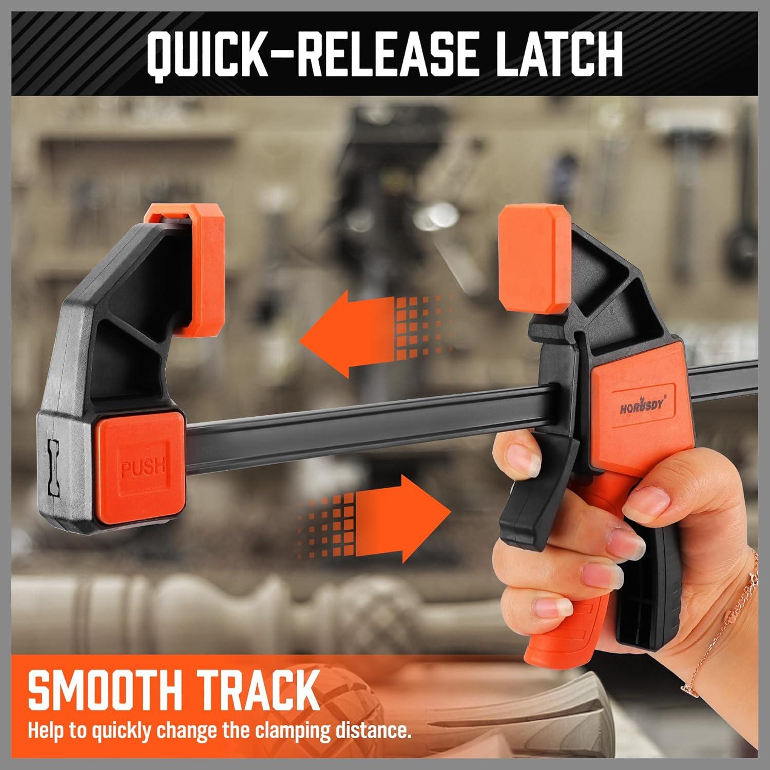 Abrazaderas de Barra 30.48 cm HORUSDY 2 Piezas 68 kg