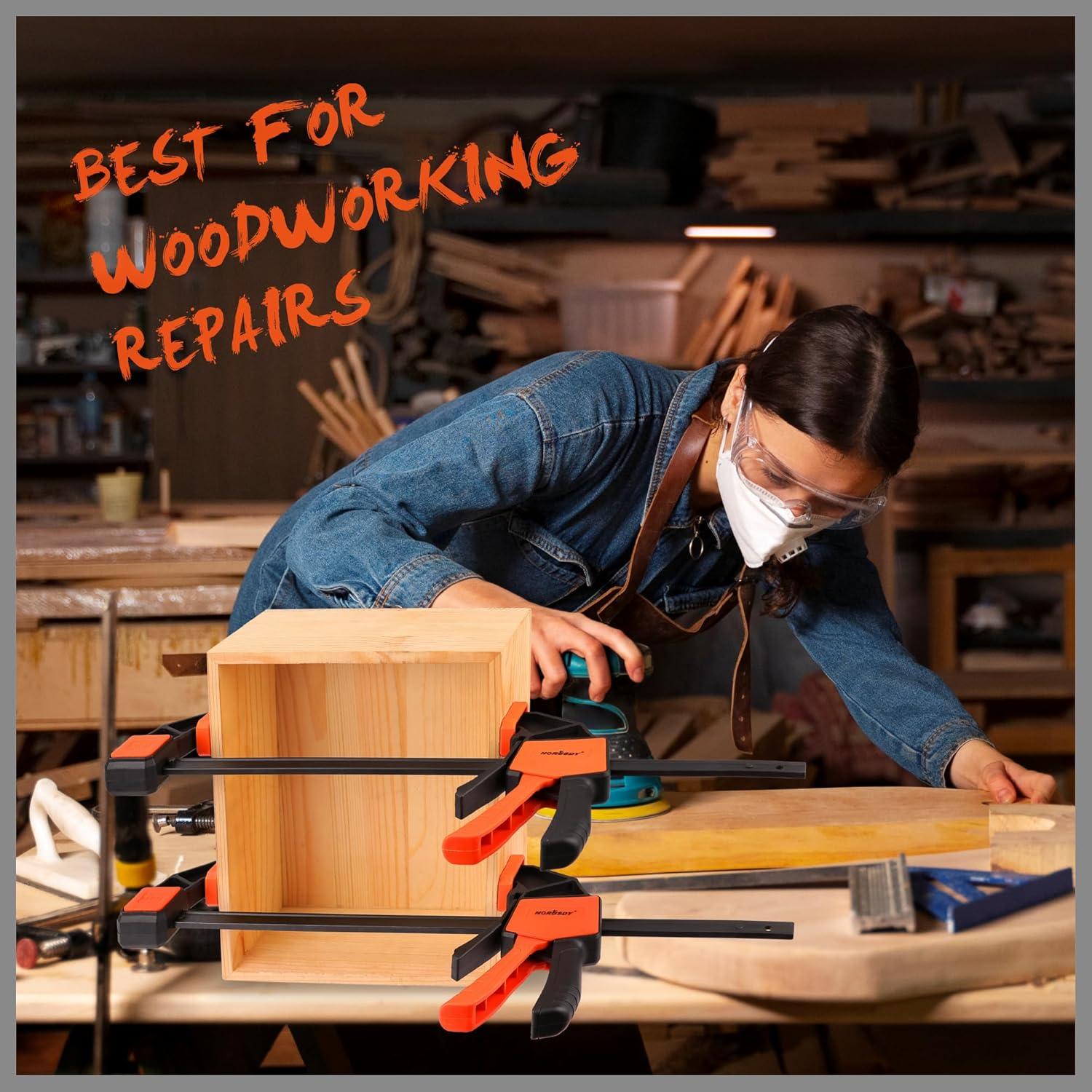 Abrazaderas de Barra 30.48 cm HORUSDY 2 Piezas 68 kg