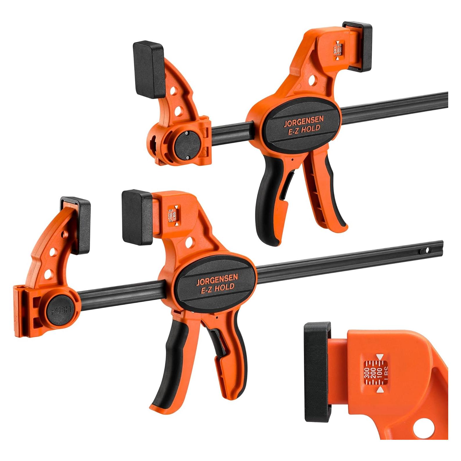 Garras de Bar PONY 12" (30.48 cm) Paquete de 2 con Carga 300 lbs