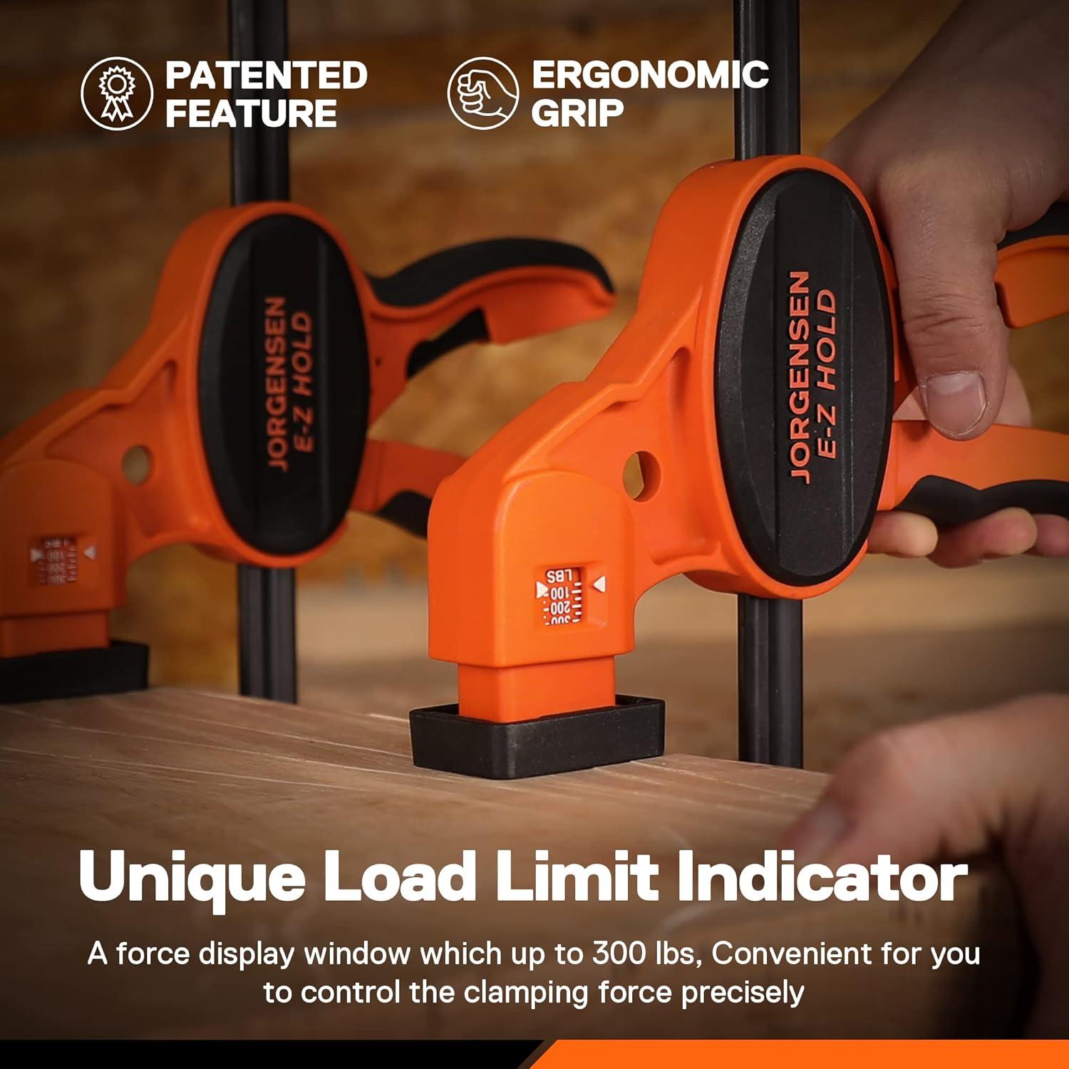 Garras de Bar PONY 12" (30.48 cm) Paquete de 2 con Carga 300 lbs