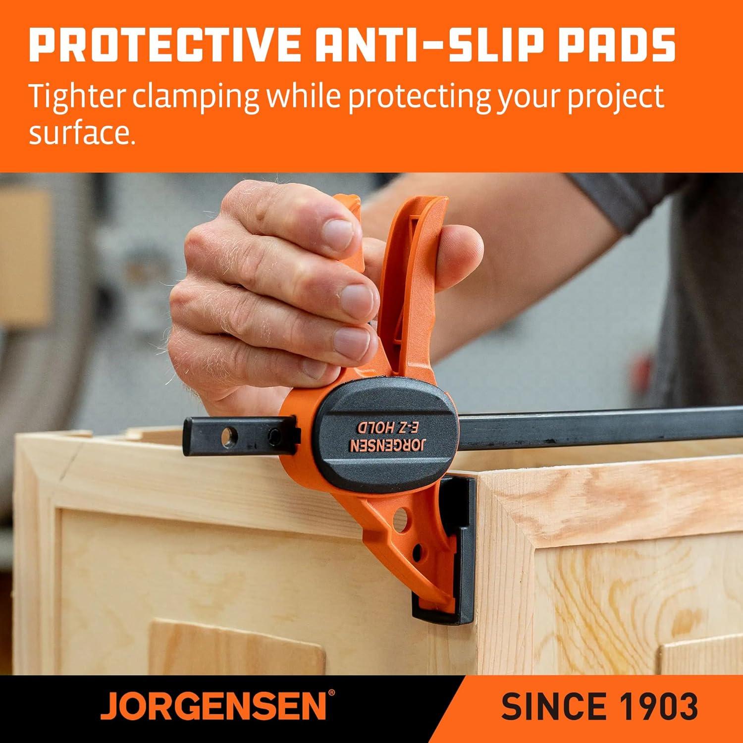 Abrazaderas Jorgensen E-Z Hold 6" Paquete de 4 - 68 kg