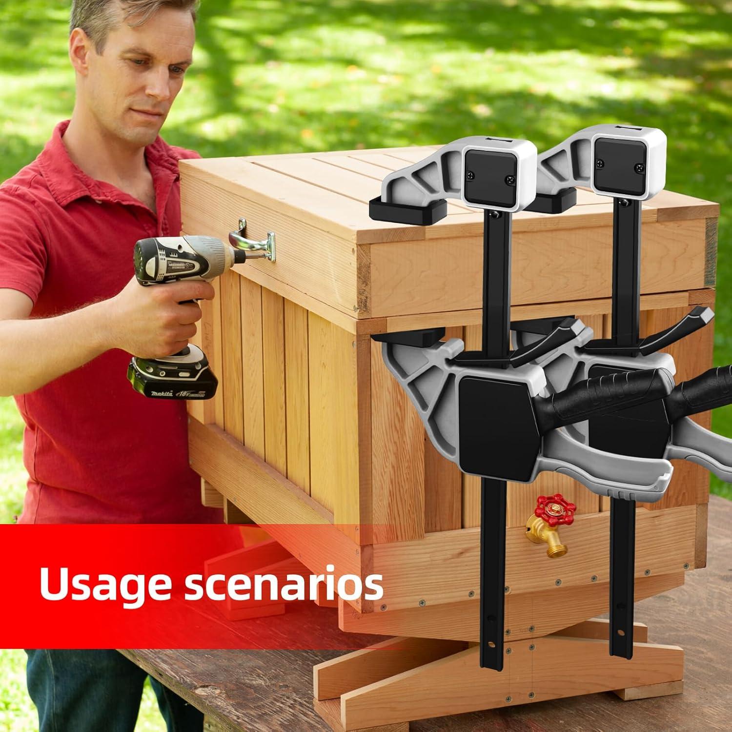 Garras de barra NOEAIKE 6 piezas 30.48 cm y 15.24 cm