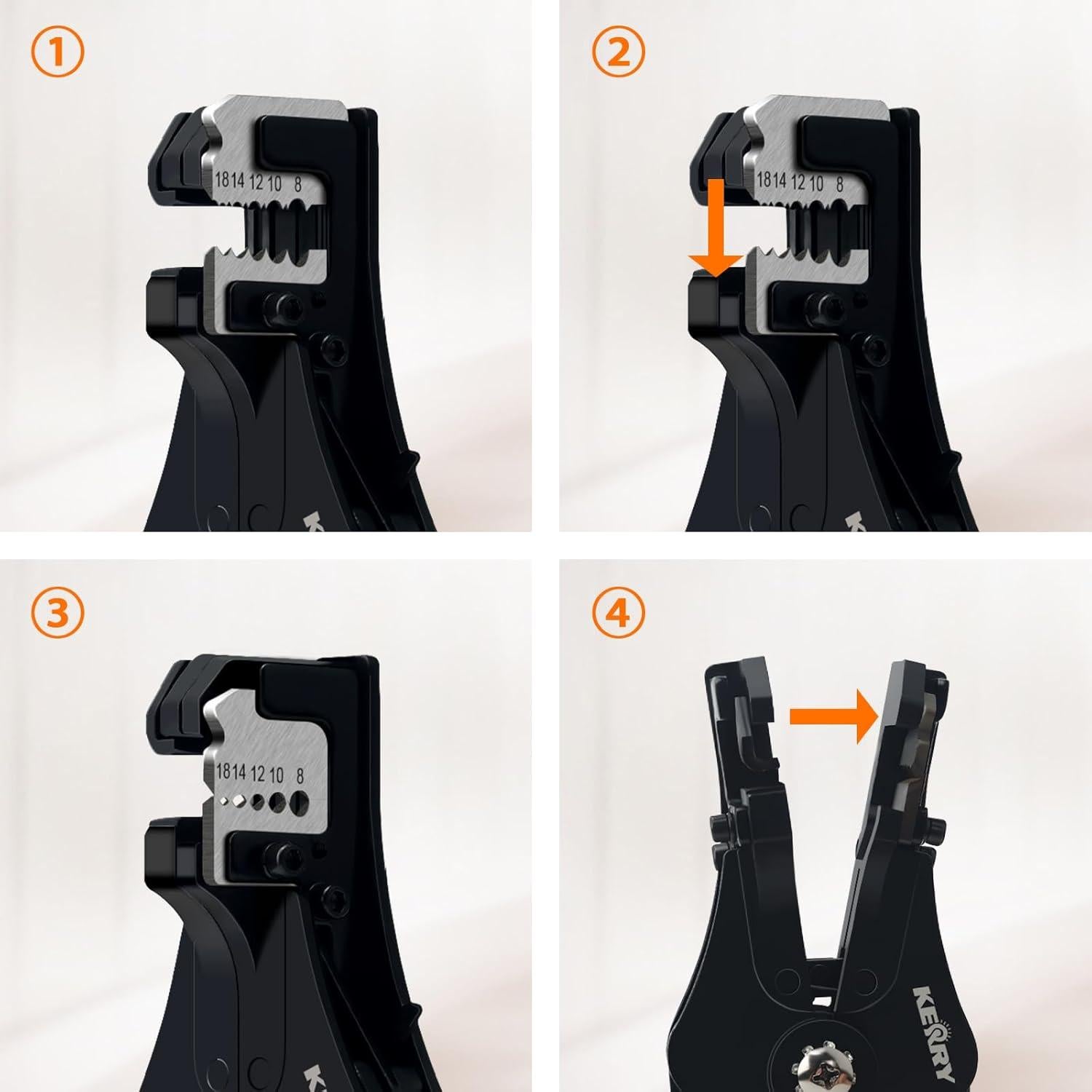 Desforrador de Cables Kerry WS-A, Automático 8-18 AWG