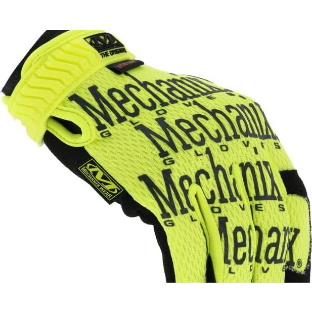Guantes de Trabajo Mechanix Wear Talla Mediana Amarillo Naranja