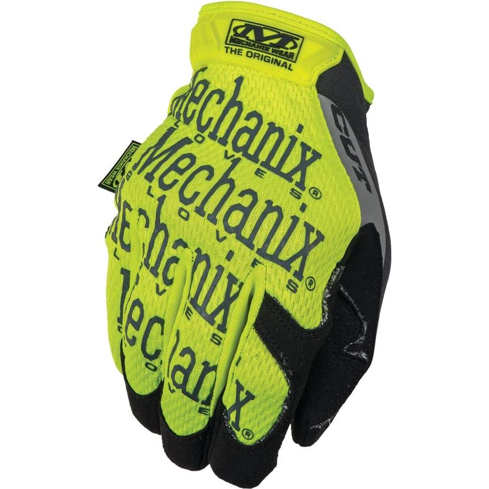 Guantes de Trabajo Mechanix Wear Talla Mediana Amarillo Naranja