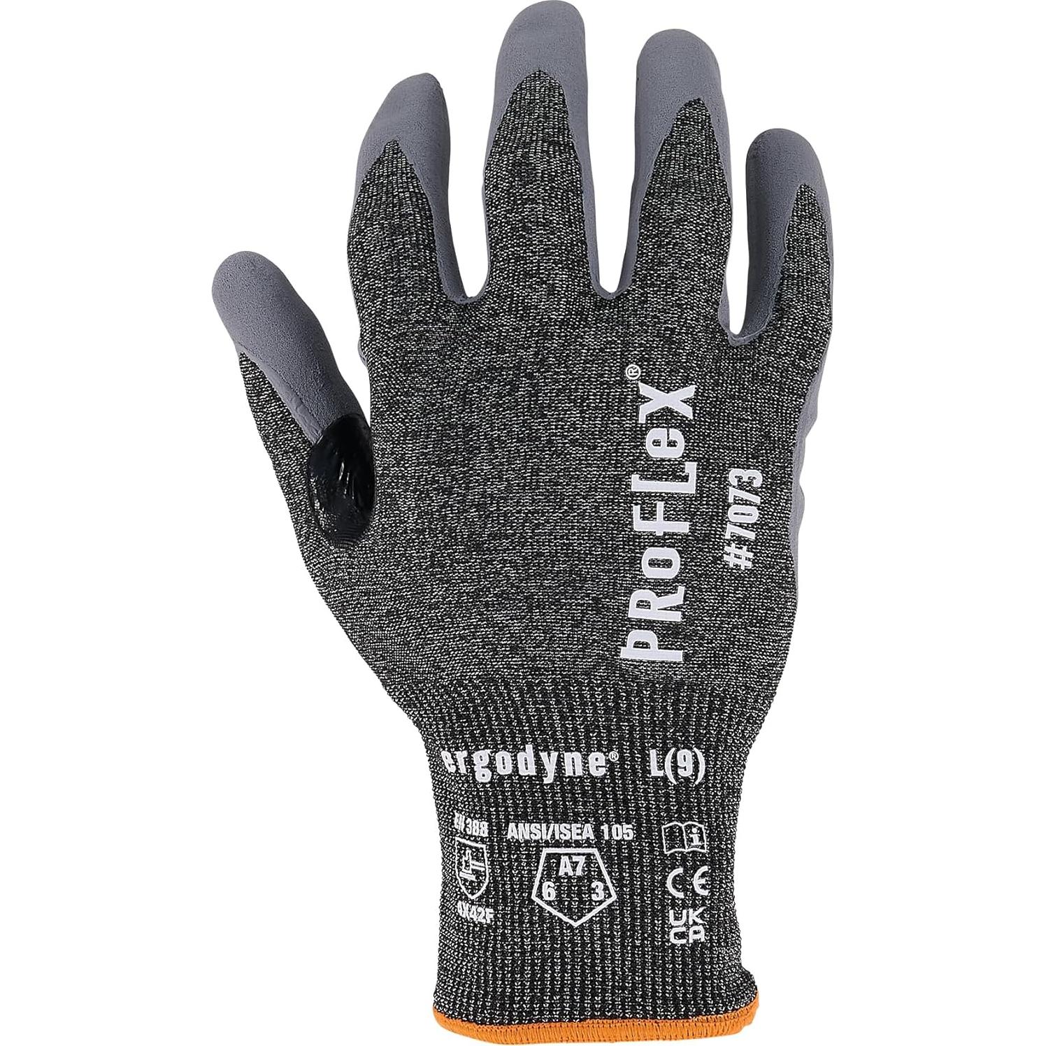Guantes Cortos Ergodyne ProFlex 7073 A7 Nitrilo Táctil 21g