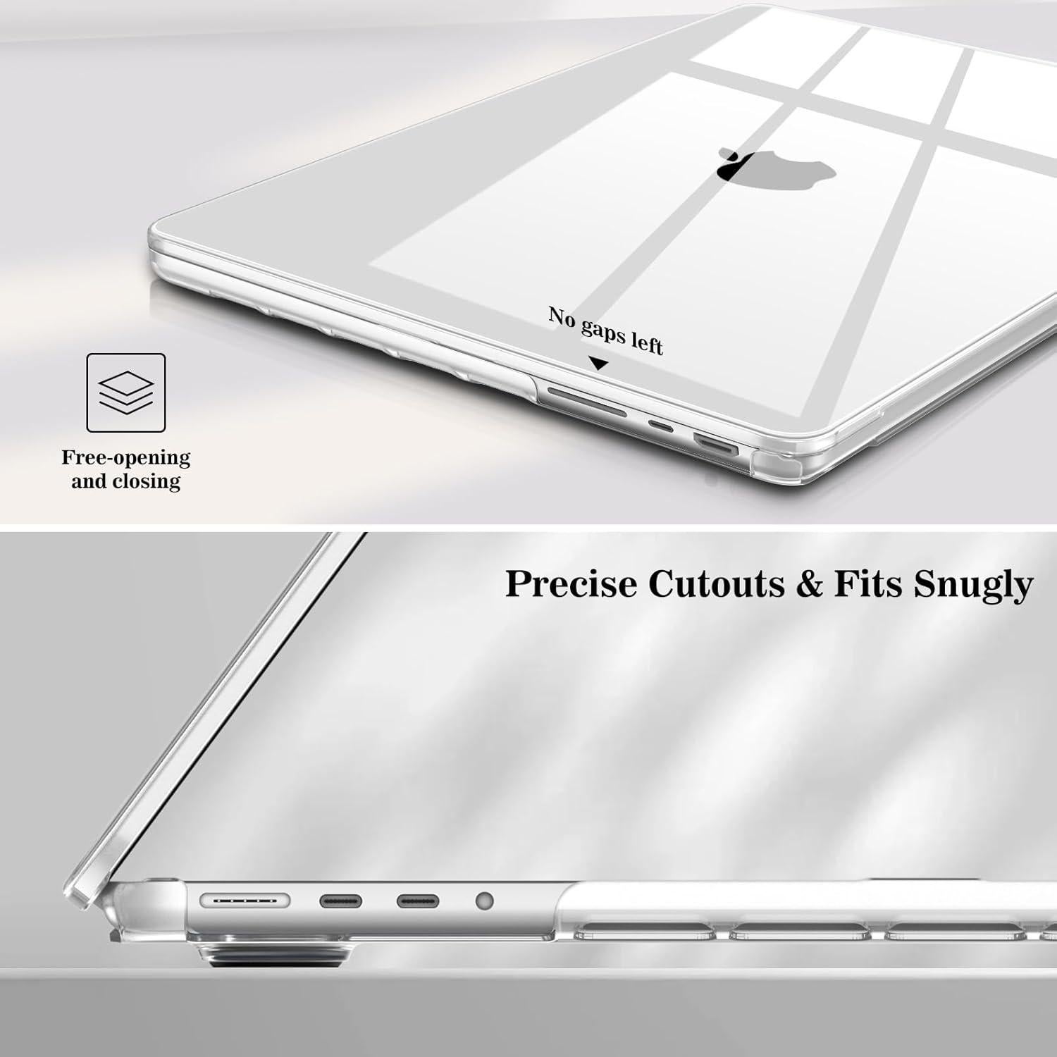 Funda Fintie para MacBook Pro 16" 2021-2024 Ultra-Transparente