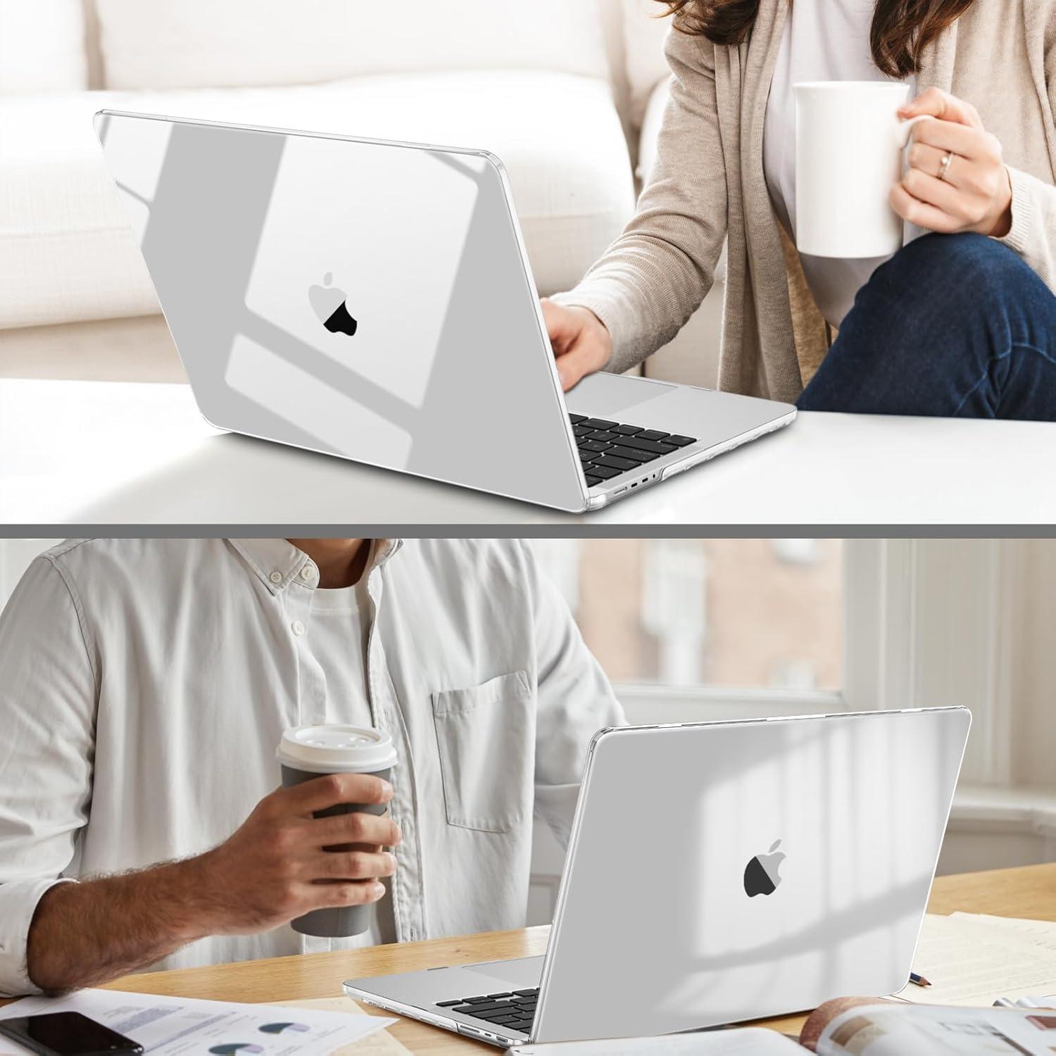 Funda Fintie para MacBook Pro 16" 2021-2024 Ultra-Transparente
