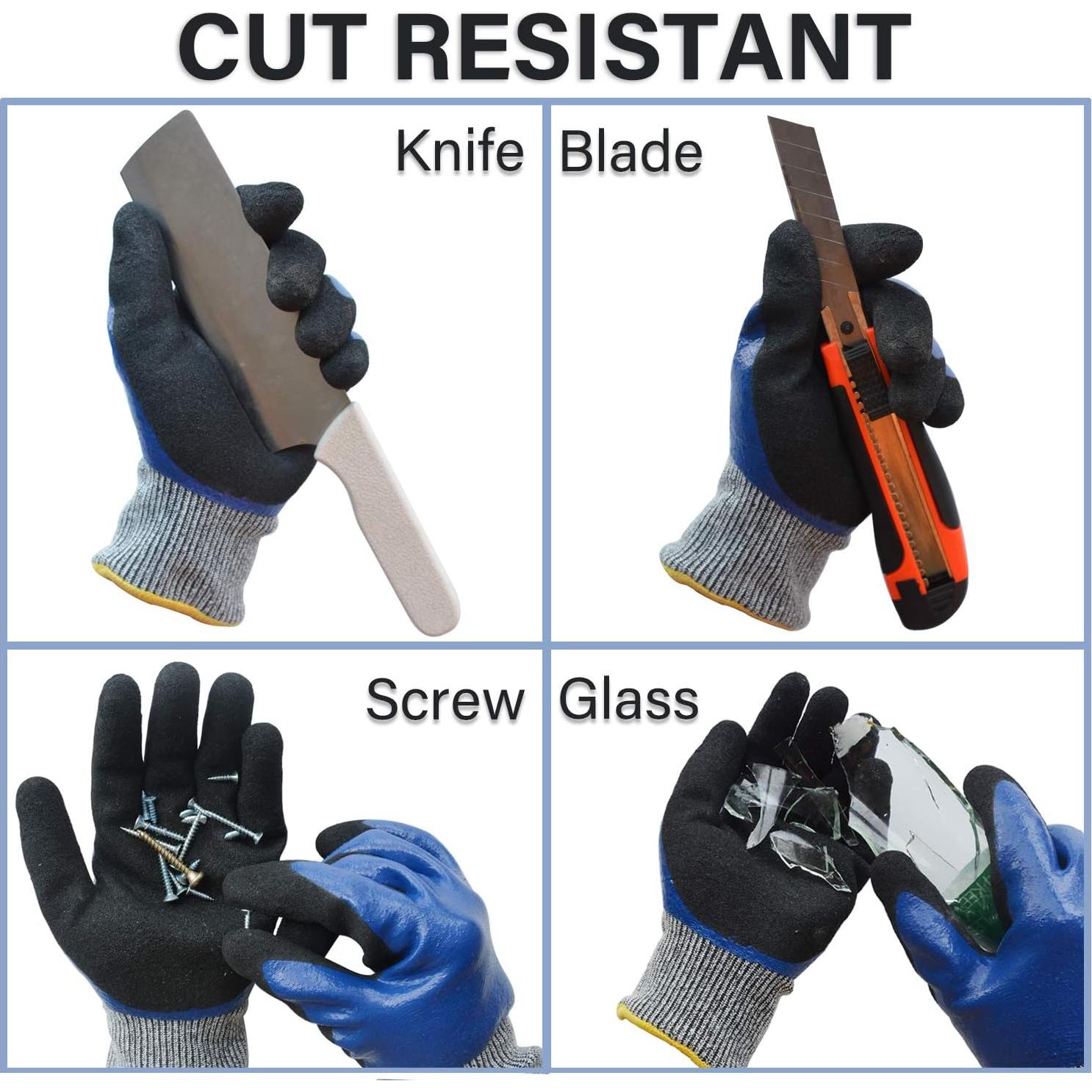 Guantes de Jardinería GLOSAV Medianos Nitrilo Antideslizantes