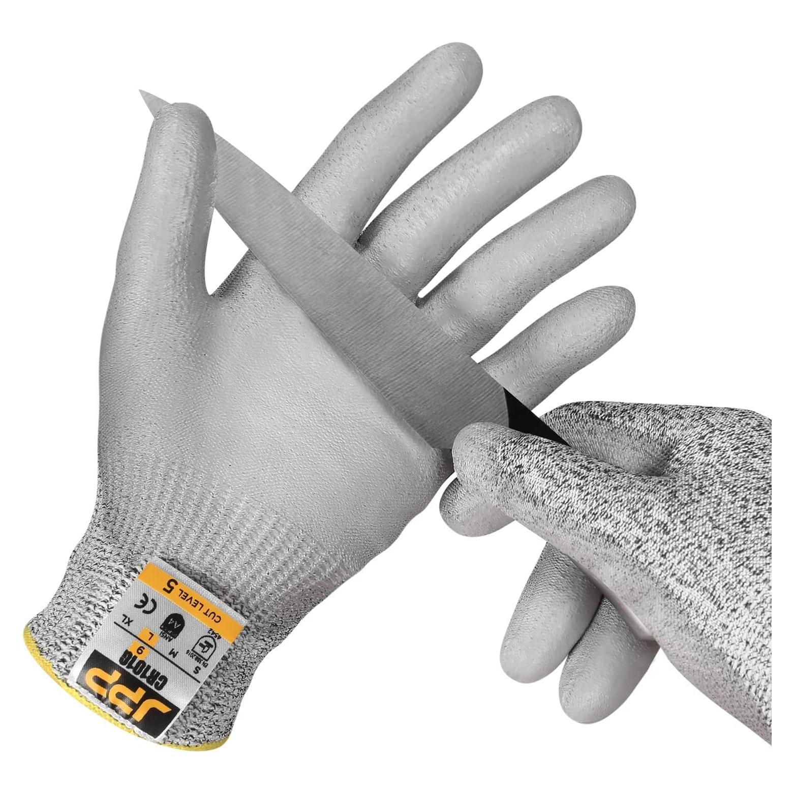 Guantes JPP Resistentes a Cortes CE Nivel 5 - Talla X-Large
