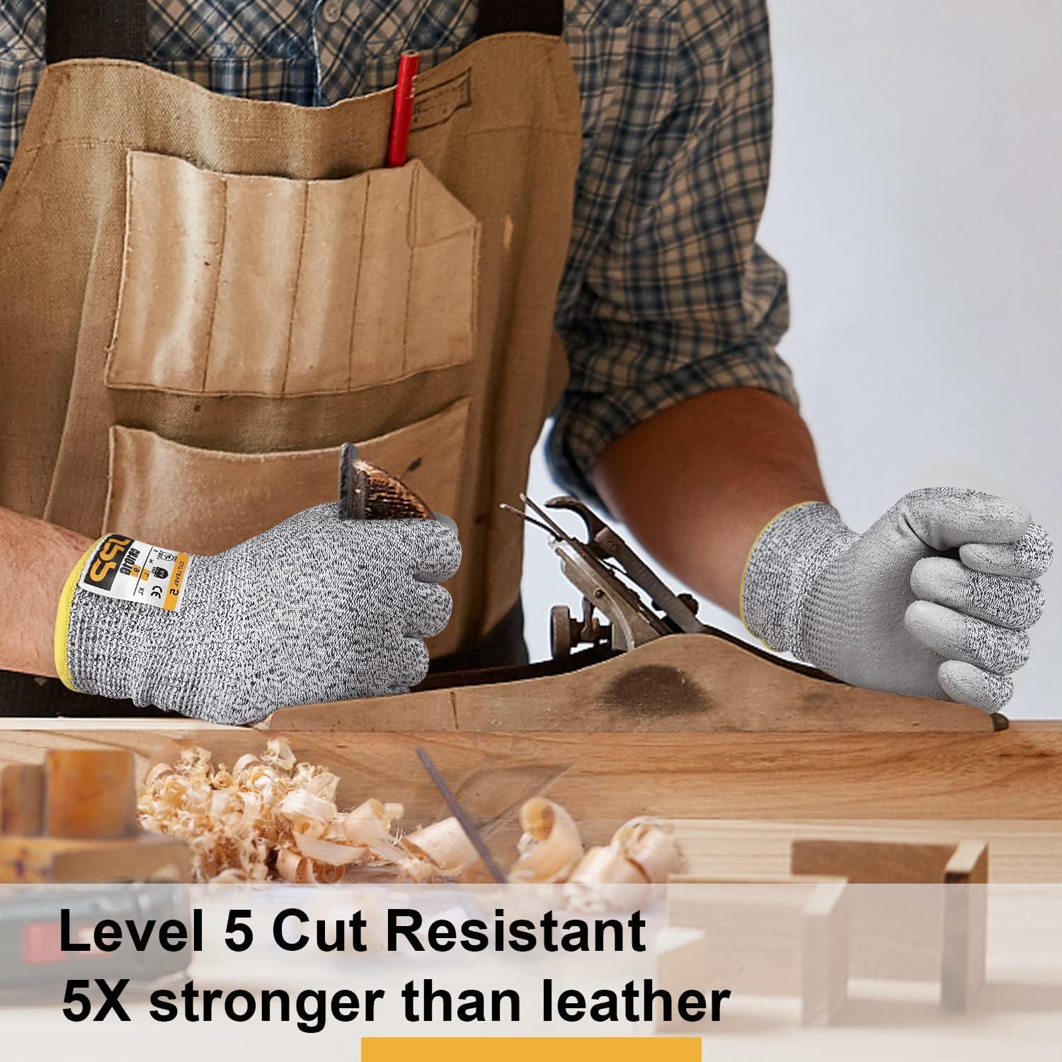 Guantes JPP Resistentes a Cortes CE Nivel 5 - Talla X-Large