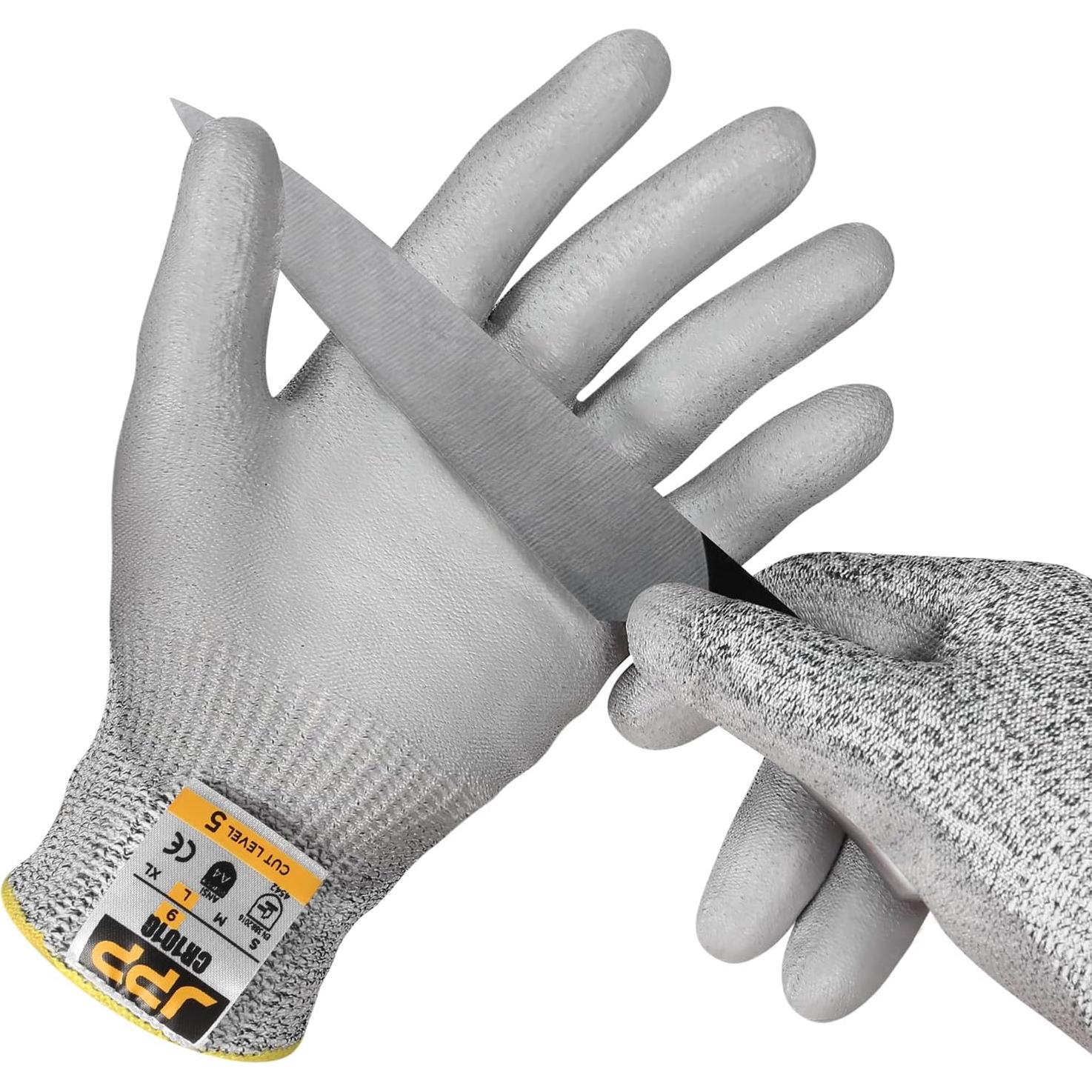 Guantes JPP Resistentes a Cortes CE Nivel 5 - Talla X-Large